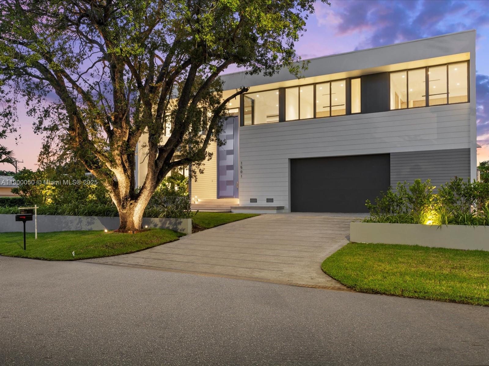 Tucked away on a private cul-de-sac street in one of Miami’s premier neighborhoods, this newly completed residence introduces a striking standard of modern luxury. With 5 bedrooms and 4 finely appointed bathrooms, its dramatic ceilings and walls of glass invite natural light and garden views. The chef’s kitchen is both functional and artful, featuring premium appliances, an oversized island, and bespoke finishes. Distinct living areas include a dedicated office, TV lounge, and inviting family room. Seamlessly blending indoor and outdoor living, the home opens to a covered patio and refined pool surrounded by manicured landscaping. A rare chance to own new construction in a premier Miami location, designed with enduring elegance and timeless appeal.