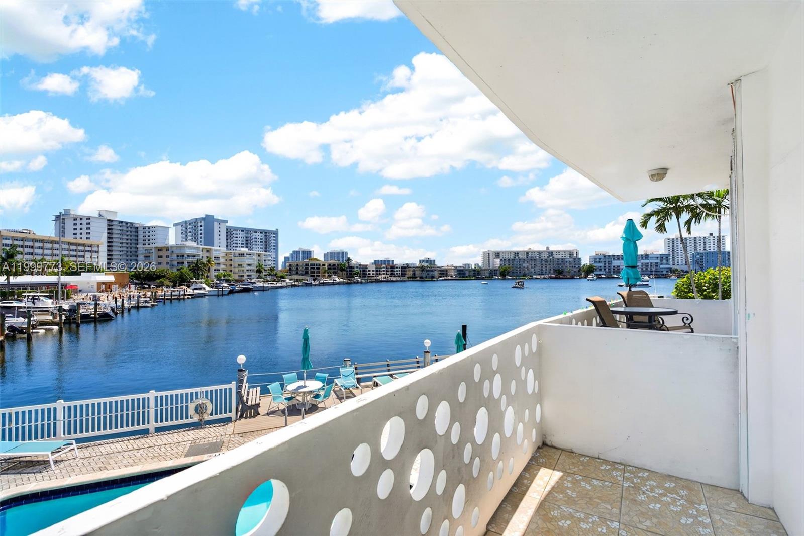Welcome to Hallandale Beach—an exceptionally rare waterfront find • Fully renovated 1 bedroom, 1 bath Intracoastal residence • Offering peaceful marina views just one block from the beach • Features a fully renovated kitchen with high-end cabinetry, top-of-the-line new appliances and quartz countertops • Along with laminate flooring throughout and freshly painted • Hurricane impact windows, door and sliders • Luxury blinds with side channels & remote controls • New electrical panel • 2025 Hot water heater • Nest doorbell camera • A private balcony overlooking the pool, perfect for relaxing, watching dolphins, passing boats & sunny waterfront views • Located in a quiet 55+ waterfront community, residents enjoy a Intracoastal-front pool, picnic and BBQ area, laundry facilities, extra storage, and 30 ft dock access (waitlist) • The building has completed electrical recertification and offers long-term value with a new seawall (2019) • Roof (2015) • Strong reserves over 10% • Lobby includes an elevator • One occupant must be 55+, additional residents may be 18+. Additional highlights include • One assigned parking space directly in front of the unit • Cats & ESA dogs are welcome • No leasing, preserving a peaceful residential setting—family visits welcome • Ideally located near shopping, dining, the beach, Gulfstream Casino, and Aventura Mall, the best of South Florida waterfront living. Furniture negotiable. Cooperative apartment with a proprietary lease- not shares