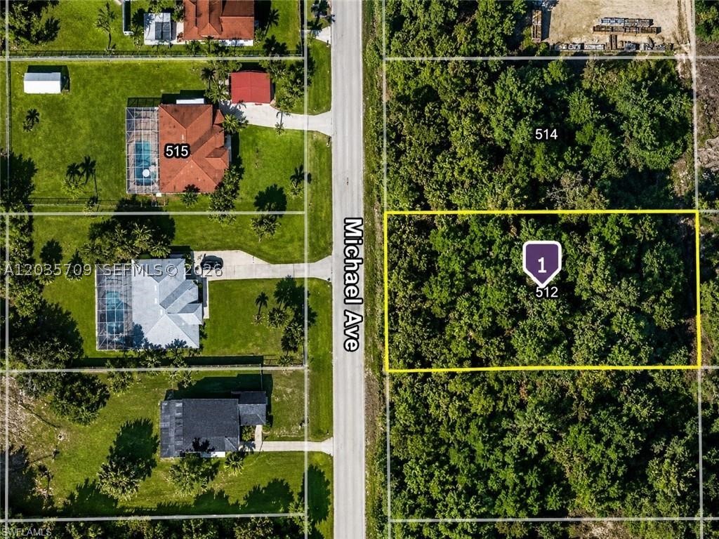 Developer's Dream Opportunity! Spacious vacant residential lot in Lehigh Acres, with additional adjacent lots available. Ideal for building a custom home or purchasing land in a Southwest Florida community. No HOA and no time limit to build, offering flexibility for builders, investors, and future homeowners. Plenty of space for a custom home, pool, and outdoor living areas. Centrally located in Lehigh Acres near medical facilities, parks, golf courses, shopping, dining, and everyday conveniences. Enjoy easy access to Veterans Park, Lehigh Acres Trailhead Park, healthcare services, local fire stations, major roadways, Fort Myers, and Southwest Florida International Airport. Ideal location for your future home with convenient access to recreation and community amenities. Seller has a total of 5 vacant lots near each other for sale. This arrangement makes it easier for developers who want to build more than 1 house at a time. 512 Michael Ave and 710 Michael Ave, which are within a half mile of each other. 104 E 6th St, 106 E 6th st and 521 Cayton Ave. These are being sold individually but they're all adjacent to each other.