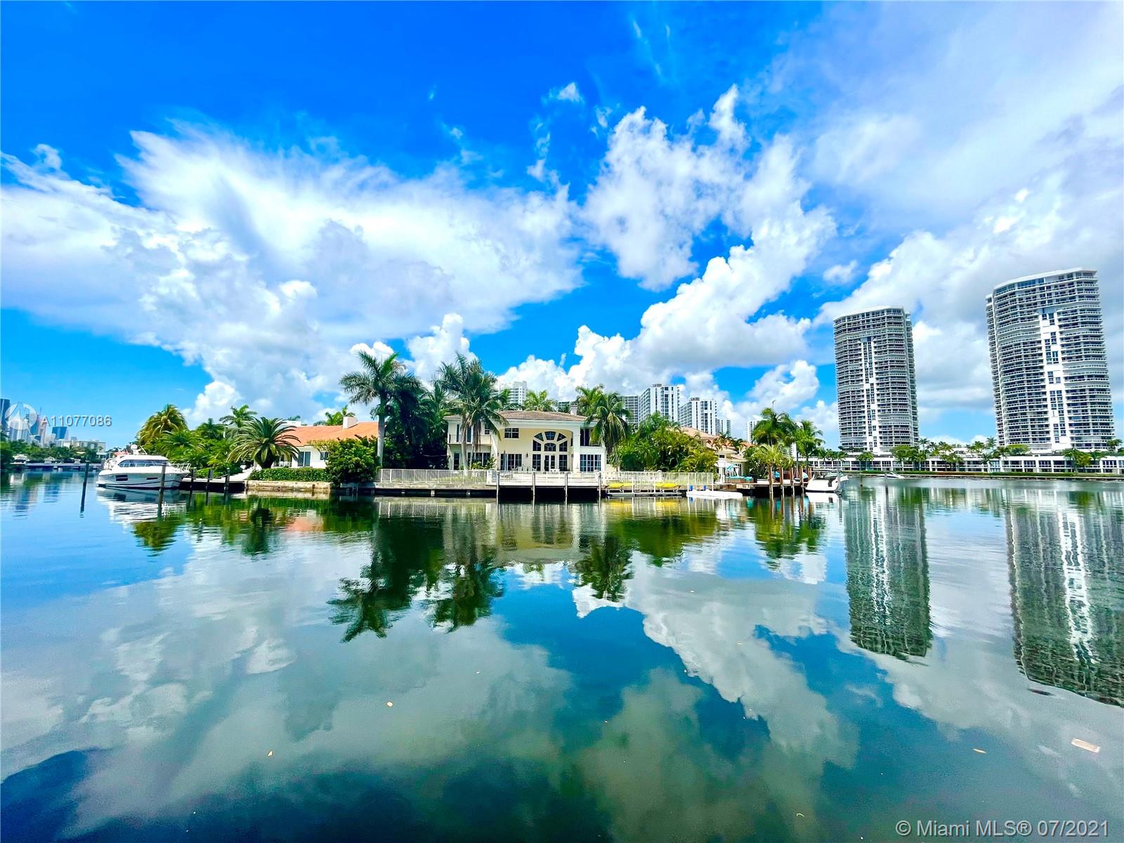 Spectacular Intracoastal Two Story Home at Golden Beach. This Fully Renovated Home with 6 Beds and 5 1/2 Baths is Ready to Move In. Amazing Open Water Views with Aprox 125’ of Water Frontage for a Boat.  This Magnificent Home Features : Marble Floors Throughout the house, Impact Doors and Windows, His and Hers Costume Walking Closets, Childs’ Playroom/ Office,  White Quartz Kitchen with  Sub-Zero and Wolf Appliances. The Backyard Offers a Large Pool, Outdoor Living Area, and Plenty of Space to Entertain.