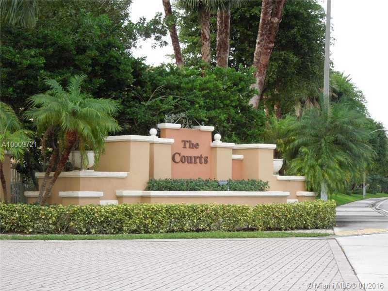 BEAUTIFUL 2 BEDROOMS AND 2 BATHROOMS LOCATED IN DESIRABLE THE COURTS AT DORAL ISLES, CLOSE TO A+ SCHOOLS AND SHOPPING. EASY ACCESS TO FLORIDA TURNPIKE.