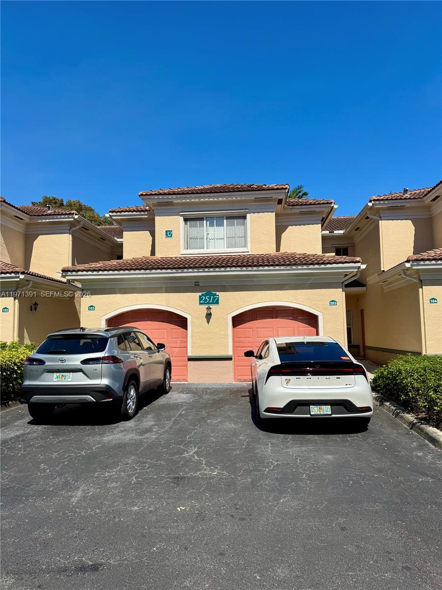 Spacious 1,330 SqFt unit located in the desiderable gated community of Aventine at Miramar. Functional split floor plan featuring featuring two primary suites, each with its own private full bathroom. Both bedrooms offer walk-in closets; the primary suite includes an oversized walk-in closet.
Interior features include: Laminated flooring throughout living areas, kitchen and bedrooms, ceramic tile in bathrooms and carpet on the stairs; Tobacco-brown kitchen and bathooms cabinetry with white quartz countertops. Washer and dryer inside the unit. Enjoy serene Lake View. Aventine offers resort-style amenities including clubhouse, pool, fitness center, tennis courts and walking paths. Conveniently located near major highways (I-75 and Turnpike), shopping, dining, close to Miramar Town Center, Pembroke Lakes Mall and The Shops at Pembroke Gardens.
