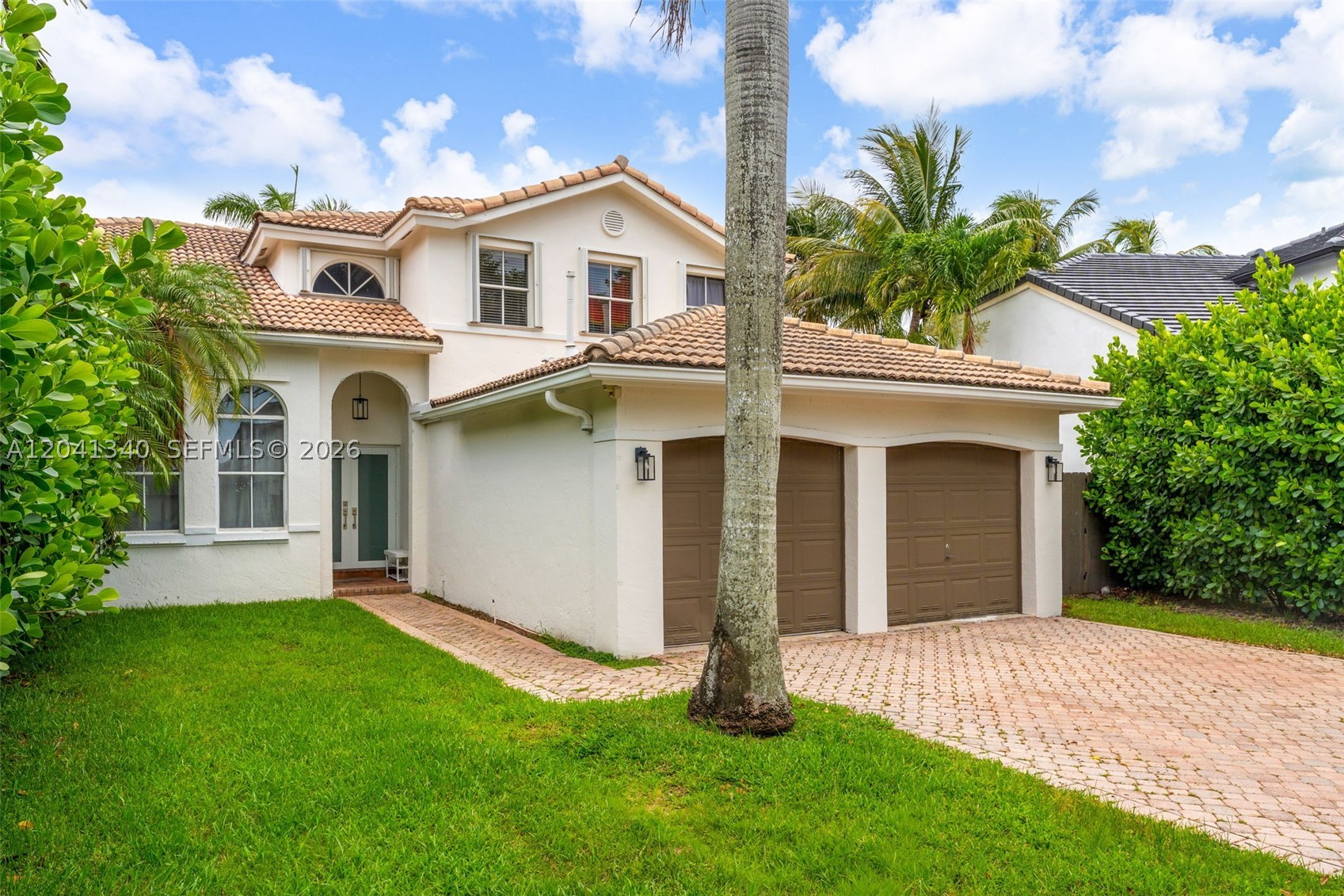 Experience exceptional lakefront living in this beautifully maintained two-story residence located in the highly desirable Poinciana at Sunset Lakes. Perfectly positioned on a premium waterfront lot, this home offers breathtaking lake views, spectacular sunsets, and the ideal South Florida lifestyle. The spacious floor plan features bright living areas filled with natural light, soaring ceilings, generous bedrooms, and an inviting layout designed for both everyday living and entertaining. The kitchen overlooks the main living spaces and tranquil water views, creating a warm and welcoming atmosphere. Step outside to your private backyard retreat featuring a sparkling pool and expansive outdoor space with endless potential. The backyard is ready for the new owner to complete the pool deck with pavers and the pool re-tiling/resurfacing, providing the perfect opportunity to customize this outdoor oasis to their own style. Enjoy a two-car garage, lush landscaping, and a peaceful setting in one of West Kendall’s most sought-after communities. Conveniently located near top-rated schools, parks, shopping, dining, Baptist Hospital, and major highways. A rare opportunity to own a waterfront home offering location, lifestyle, and outstanding value. Schedule your private showing today!