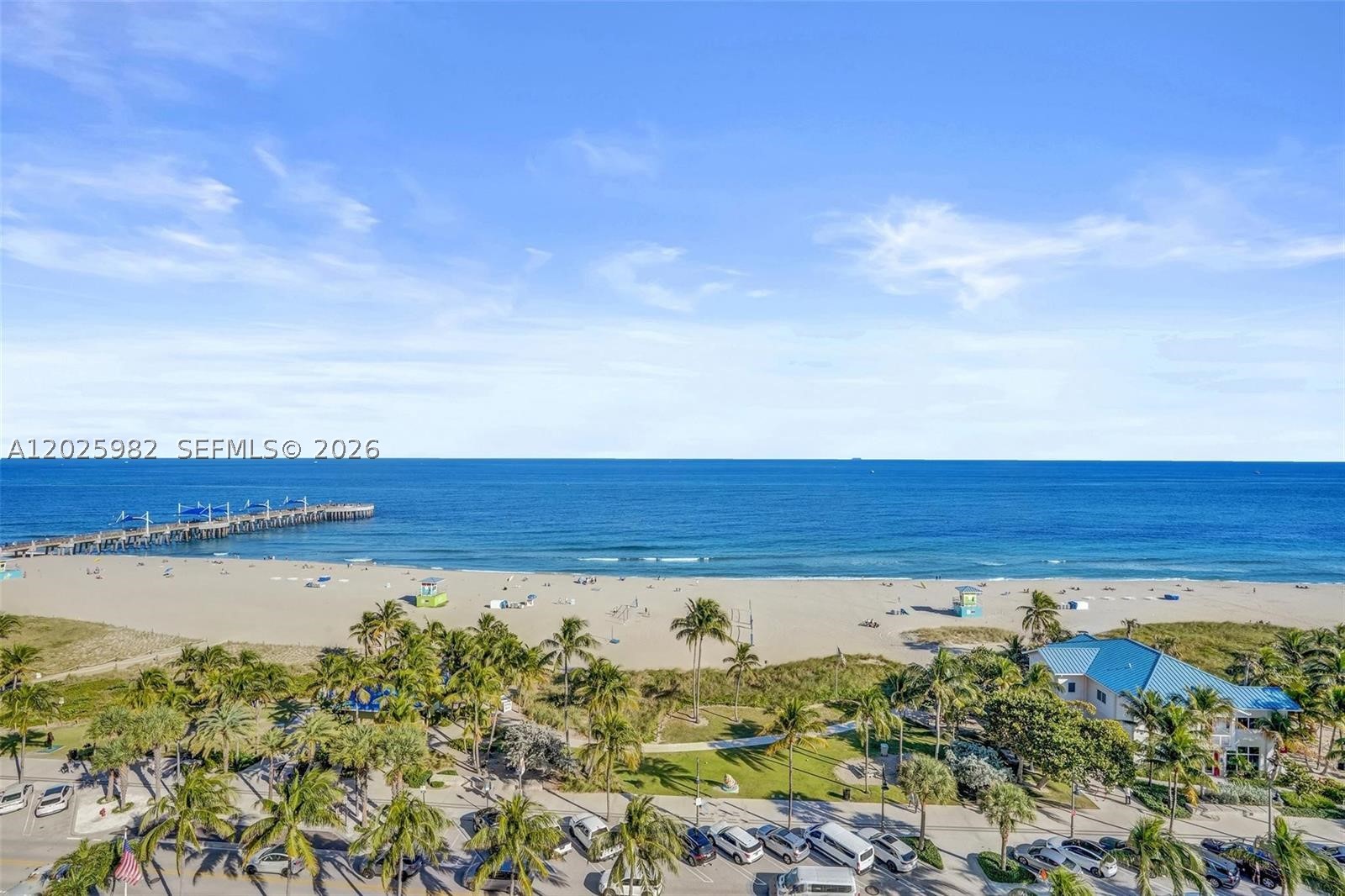 Enjoy the very best location in the heart of newly developed Pompano Beach. The building is located steps away from restaurants, shops, the Beach and so much more. BREATHTAKING UNOBSTRUCTED OCEAN VIEW!  Spacious corner unit with beautifully updated open kitchen.  Light and Bright. Impact Windows throughout. Large open balcony off of the living room. The large bedrooms have great closet space. Full size utility room w/ Washer and Dryer. Formal Entrance Way. Resort style living with amenities such as heated pool w/ BBQ deck, Party Room, Fitness Center, game room and library, business center & Covered parking. Full-Service Building. A Beautiful Place to live year-round or vacation seasonally.
