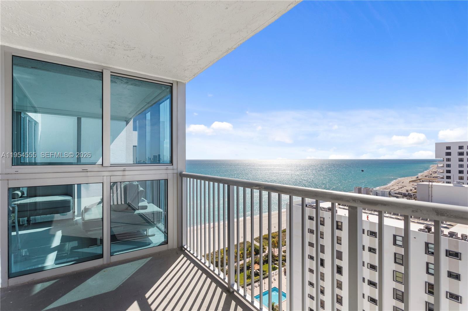 Luxury combined Miami Beach penthouse (PH06/08) offering 2,244 SF of modern living space with panoramic ocean, Intracoastal, and Downtown skyline views. South Beach–facing residence features 3 bedrooms, 2 full and 2 half baths, plus a den ideal for office or media room. Open-concept layout with designer wet bar, custom Lauriermax cabinetry, and floor-to-ceiling impact glass for abundant natural light and seamless indoor-outdoor living. Full-service oceanfront building with brand new gym with Life Fitness equipment, direct beach access, and boardwalk. Prime location near the Faena District, 1 Hotel, Lincoln Road, dining, shopping, and nightlife. A rare opportunity to own a spacious modern oceanfront penthouse.