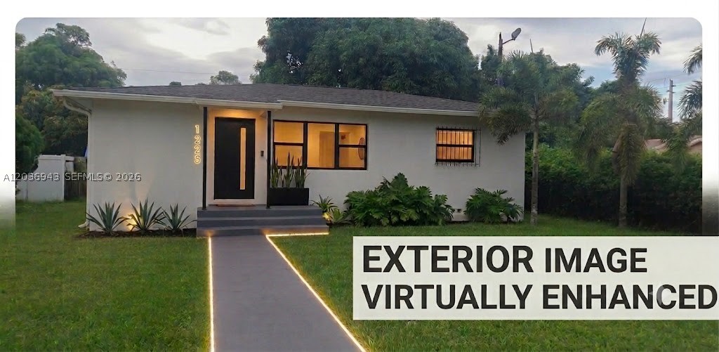 Move-in ready home on a gorgeous, tree-lined street—the most coveted section of Sunkist Grove! This 2/1 gem commands attention with sleek contemporary exterior lines & potential for increased curb appeal. A certified boundary survey reveals an impressive exterior footprint of ~1,008 sqft, showcasing more structural value than historical tax rolls reflect.

A major financial edge for savvy buyers is the elite Finished Floor Elevation (FFE) of 13.85'. This solid CBS home sits high and dry, safely above local flood plains, shielding you from high flood insurance costs.

The crown jewel is the massive, oversized lot—a blank canvas offering limitless potential for expansion, a luxury pool, or a private backyard oasis. Includes a bonus detached utility/laundry room for extra storage.

Perfect as a high-demand starter home or a blue-chip investment piece, you are minutes from highways, university hubs, dining, shopping, and beaches. A rare blend of modern style, financial peace of mind, and massive land equity!

Currently rented, offering immediate income. Owner is finalizing a comprehensive electrical system overhaul: brand-new panel, updated breakers, new meter can, and modernized grounding electrode system under code-compliant plans/permits.

Survey attached! Showings require advanced 24-hr notice with renter, starting June 24th. Schedule your private tour today before it's gone! Buyer to verify all info
