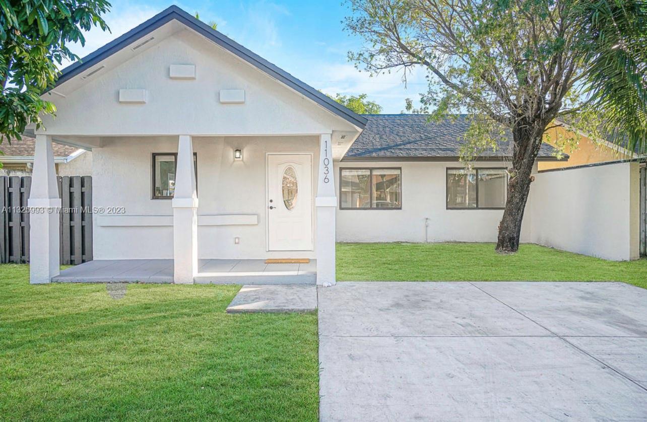 Amazing opportunity to own this beautiful single family home completely remodeled with No HOA.Brand new Roof. large fence in private backyard with Mango trees. For showing call listing agent, property is under camera surveillance and has alarm!