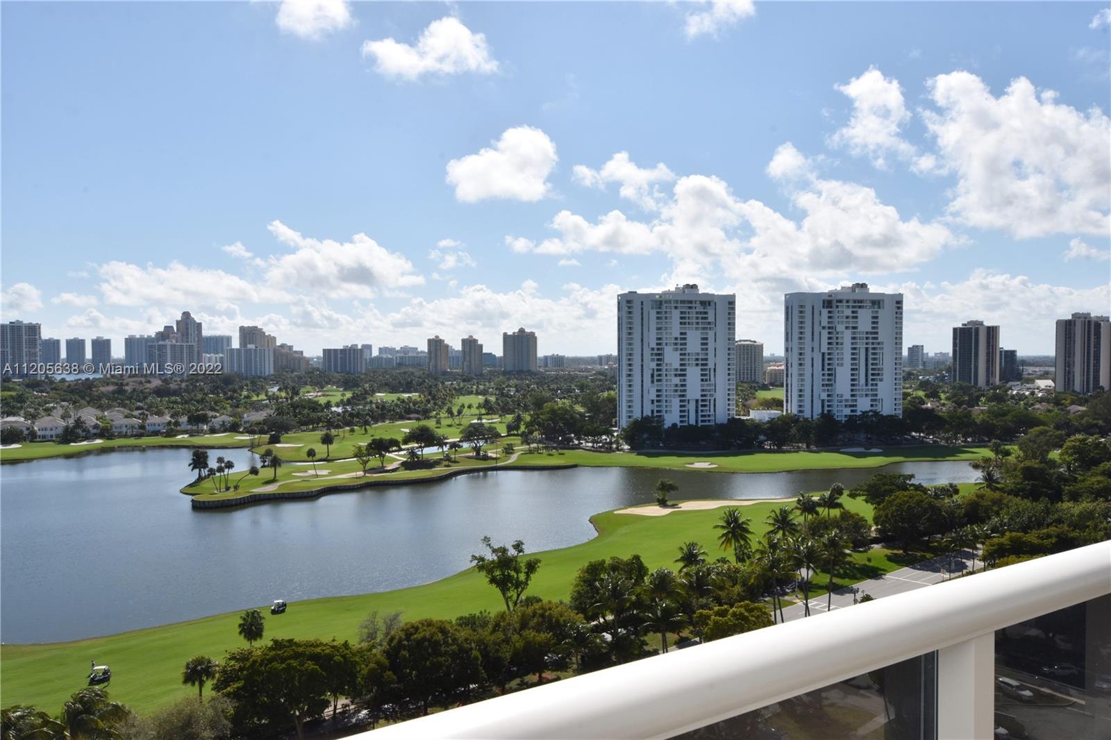 JUST REDUCED!!! MOVE-IN READY! Perfectly located in the heart of Aventura, this renovated, bright, highly desirable, largest 2bed/2bath corner unit has amazing views of the city, Turnberry Golf Course, lake & ocean. Enjoy lots of natural light that enters from the floor to ceiling windows & beautiful sunset views from the updated glass balcony. The building's newly renovated common areas indulge you with a fitness center, heated pool, spa, sauna, barbecue area, social room, kids room, library, billiards, 24hour security & more. Across the street is the exercise trail around the Turnberry Golf Course, you are close to the mall, restaurants, shops, supermarkets, houses of worship, parks, & great schools. Close to beaches, Gulfstream, theaters, airports, & I95. Call today!