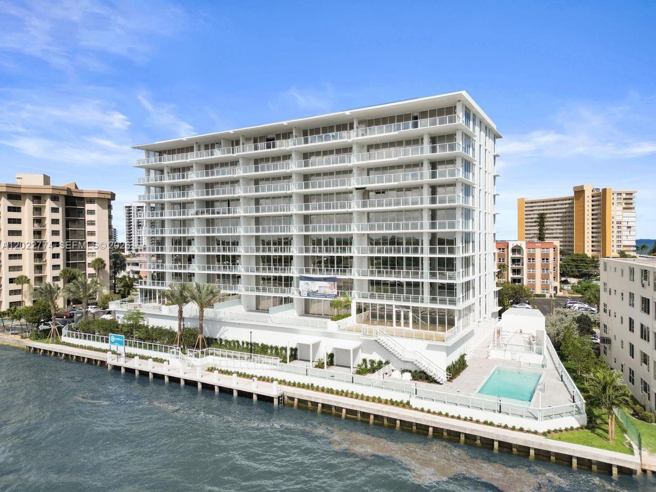 Situated in the heart of Pompano Beach, this two-bedroom, two-bathroom condominium offers an unparalleled living experience. The approximately 1,710 square feet of living space is characterized by a spacious layout, abundant natural light, and modern finishes throughout.
 
The primary bedroom boasts a spacious design, providing ample room for relaxation and comfortable accommodation. The en-suite bathroom features an elegant vanity with modern fixtures, creating a spa-like atmosphere. The second bedroom is well-proportioned, offering flexibility for a variety of uses.
 
The open floor plan seamlessly integrates the living, dining, and kitchen areas, fostering a sense of openness and connectivity. Expansive windows throughout the home allow for an abundance of natural light, enhancing the airy and bright ambiance.
 
Step outside to the spacious balcony, where you can enjoy panoramic views of the serene waterfront and stunning sunsets. The lush landscaping and waterfront dining options nearby provide a tranquil and picturesque setting for coastal living.
 
Residents of this condominium community will have access to top-quality amenities, including a state-of-the-art gym, a peaceful resort-style pool with a great lanai area, and a welcoming lobby with 24-hour security. The property also offers temporary boat docking and private elevators that provide direct access to each condominium.
 
Situated just a 5-minute walk from the Atlantic Ocean, this property offers the ultimate in convenient coastal living. Nearby, you'll find numerous upscale restaurants and other important businesses, such as The Pomp with Haras Casino, Top Golf Center, and Pompano Pier, making this an ideal location for those seeking an active and vibrant lifestyle.
 
Brand New CONSTRUCTION in the ENTOURAGE, boutique condominium Tower.  Breathtaking INTRACOASTAL Views from the expansive terrace of approx. 400 sq ft.  The private elevator opens into a bright, open-concept interior with wide format flooring, custom cabinetry and contemporary finishes.  FULL MODERN AMENITIES include; waterfront pool, fitness center, social spaces and full 24-hour security.  Includes Private Electric car charging station.  Virtually staged photos condo Not furnished.