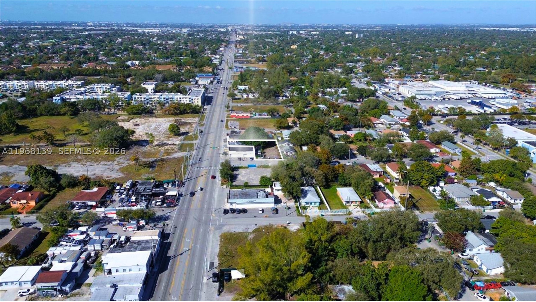 Prime UCMC-Zoned Development Opportunity | NW 79th St Corridor — Exceptional redevelopment opportunity in a high-traffic commercial corridor just off NW 79th Street near Interstate 95 in Miami. This 7,939 SF lot with prime redevelopment play. Zoned UC-MC, the property allows for a wide range of commercial and mixed-use uses including car dealership/auto sales, automotive services, small professional offices, mixed-use retail, restaurants, storage, and parking operations. With strong traffic flow along NW 79th Street, outstanding visibility, and direct highway accessibility, this site is ideal for an owner-user, investor, or developer seeking flexibility and multiple exit strategies. Prime frontage, high-demand corridor positioning, and long-term appreciation potential make this a strategic acquisition opportunity in one of Miami’s most active commercial market