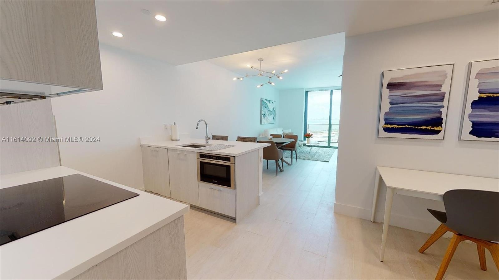 Wonderful building in the best location in Miami Edgewater, 1 bed, 1.5 baths close to Design district, Wynwood, Brickell, all amenities Gym, swimming pool, theater, bay views, easy to show, cable, water, maintenance, internet, , laundry inside unit, fully furniture, ready to move August 1 2024