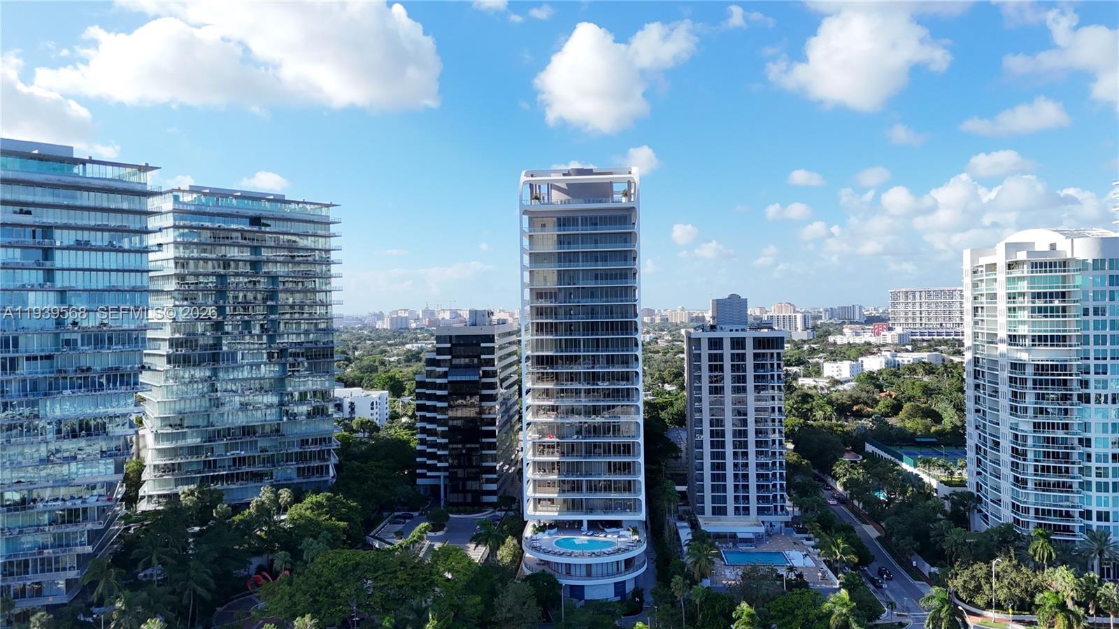 Unit 2,487 sqft (Liv area) 2,648 sqft (ADJ). Mr. C Bayshore Tower, is situated on the Bay in the heart of Coconut Grove. World Class architecture, features 24 hours concierge, butler service, ultimate high end amenities, two restaurants and the Cipriani Market. Two pools, juice bar and much more. This one of a kind apartment has wrap arround balcony, and unobstructed stunning views from all rooms.