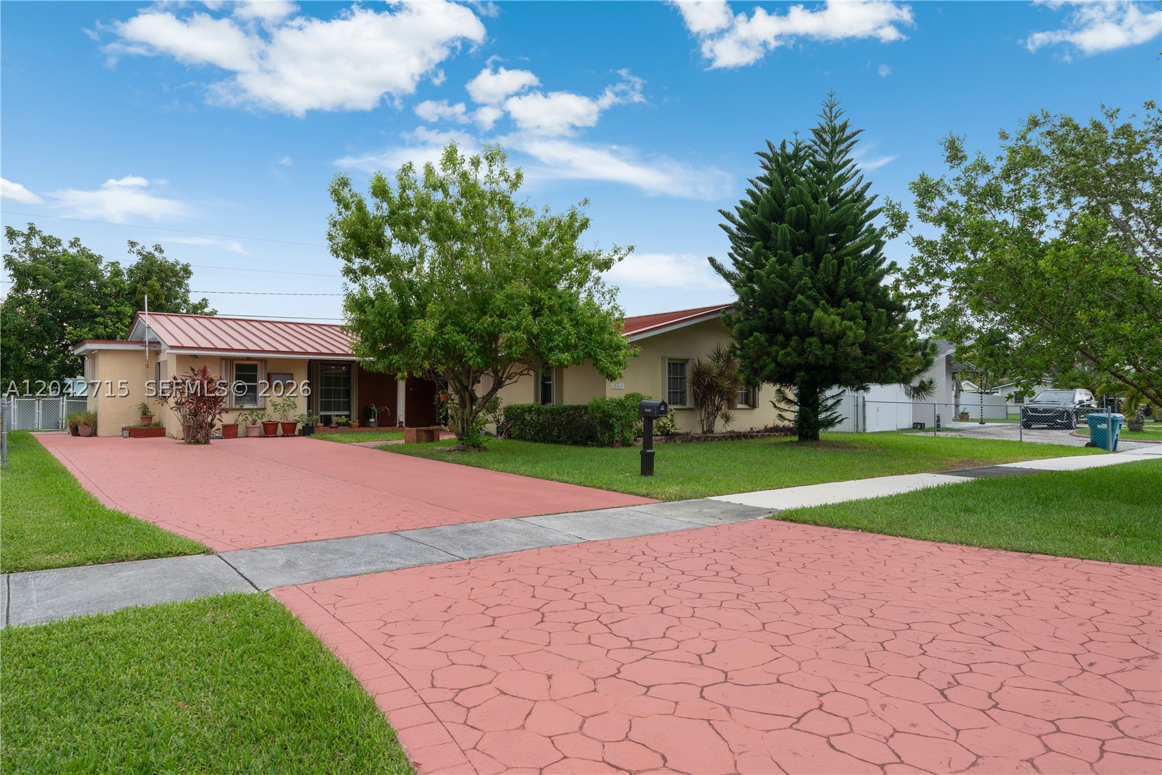 Welcome to this spacious 4-bedroom, 3-bath home located in a highly sought-after neighborhood known for its excellent schools and convenient access to major highways. Featuring a new roof, accordion shutters, and a versatile floor plan, this home offers comfort, functionality, and great potential. One bedroom with a full bath provides the perfect space for in-laws, guests, a home office, or multigenerational living. Enjoy a wonderful location close to shopping, dining, schools, and everyday conveniences. A great opportunity to own in a desirable area and make this home your own. Sold in as-is condition.
