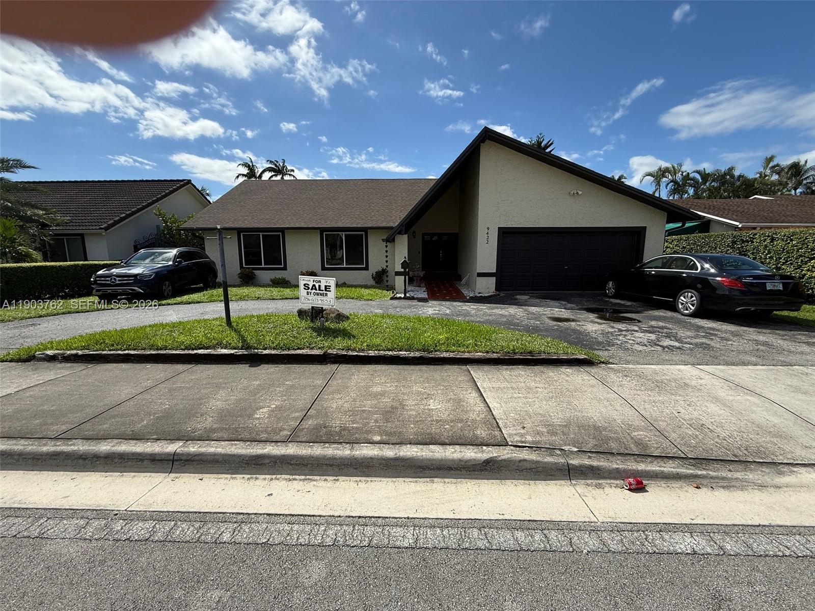 PRIME LOCATION CALUSA CLUB 3 BED 2 BATH 2 CARAGE  SITUATED ON AN OVERSIZE LOT, AND CONVENIENT STORAGE SHEDS UPDATED ROOF 2021 AN AC 2020 IMPACT WINDOWS  + SHUTTERS, VAULTED CEILINGS, A FOYER THAT STEPS TO OPEN FLOOR PLAN OF FAMILY LIVING PLUS A LARGE FORMAL DINING ROOM, ALL FANCE
BACKYARD IS PRIVATE, NO HOA ! A+SCHOOLS FAMILY.
