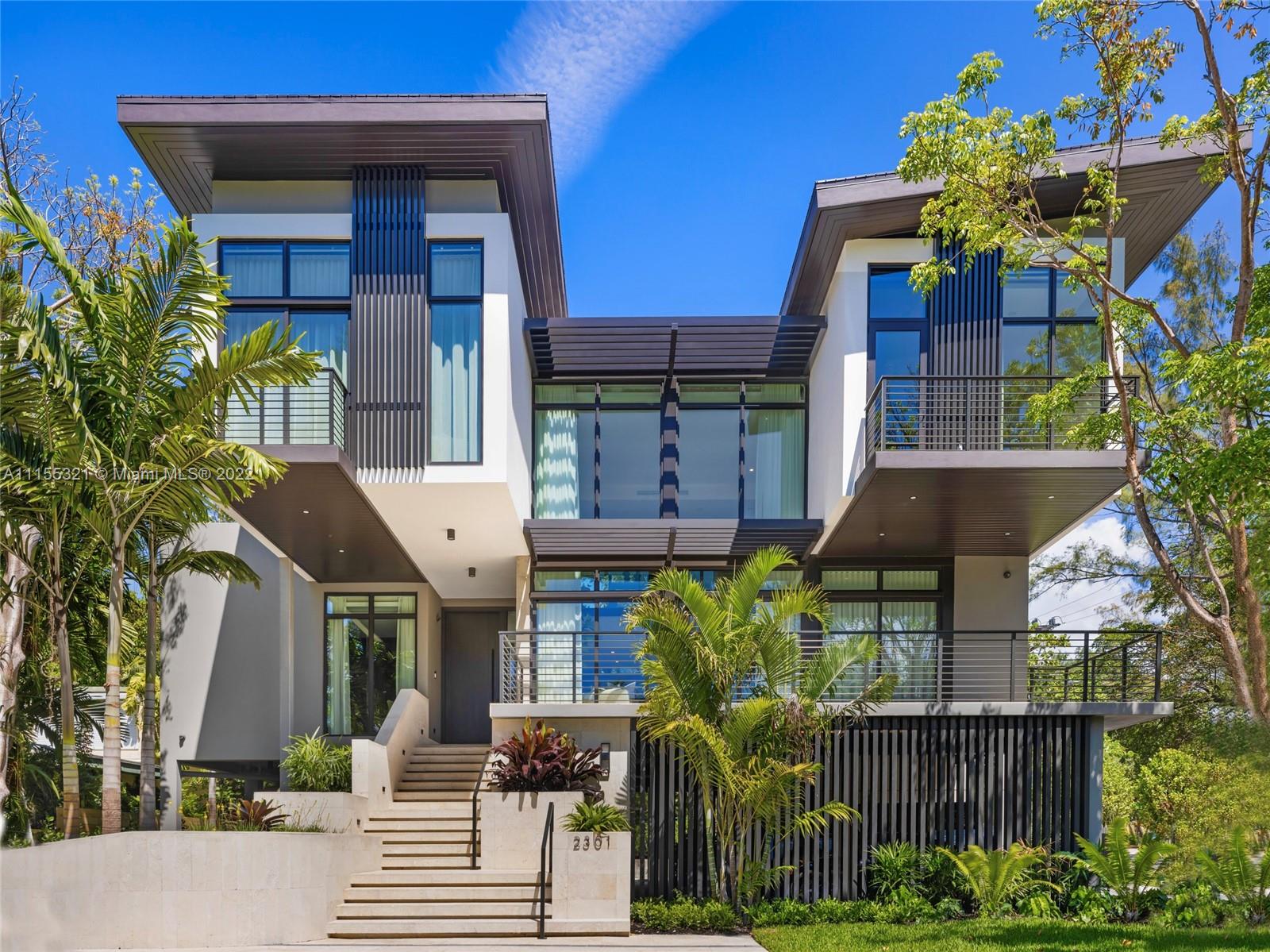 Brand New House!!! One of a Kind, award winning, design residence! Perfectly located across from historic Coconut Grove’s Kennedy Park and Biscayne Bay.  Featuring 2 stories full of amenities, glamour and style. The residence has 5 bedrooms, 6 bathrooms, including an outdoor master bath, staff quarters, fitness room, elevator, pool and Jacuzzi, 2 motorized gates, one for your guests and one for the staff and owners parking. 
Best schools less than 5 minutes’ drive. Enjoy living in the most central location of N. Coconut Grove. Key Biscayne beaches, Brickell and Coral Gables are 10 minutes away.  Don't miss this one-of-a-kind opportunity. 
Construction ending March 2022