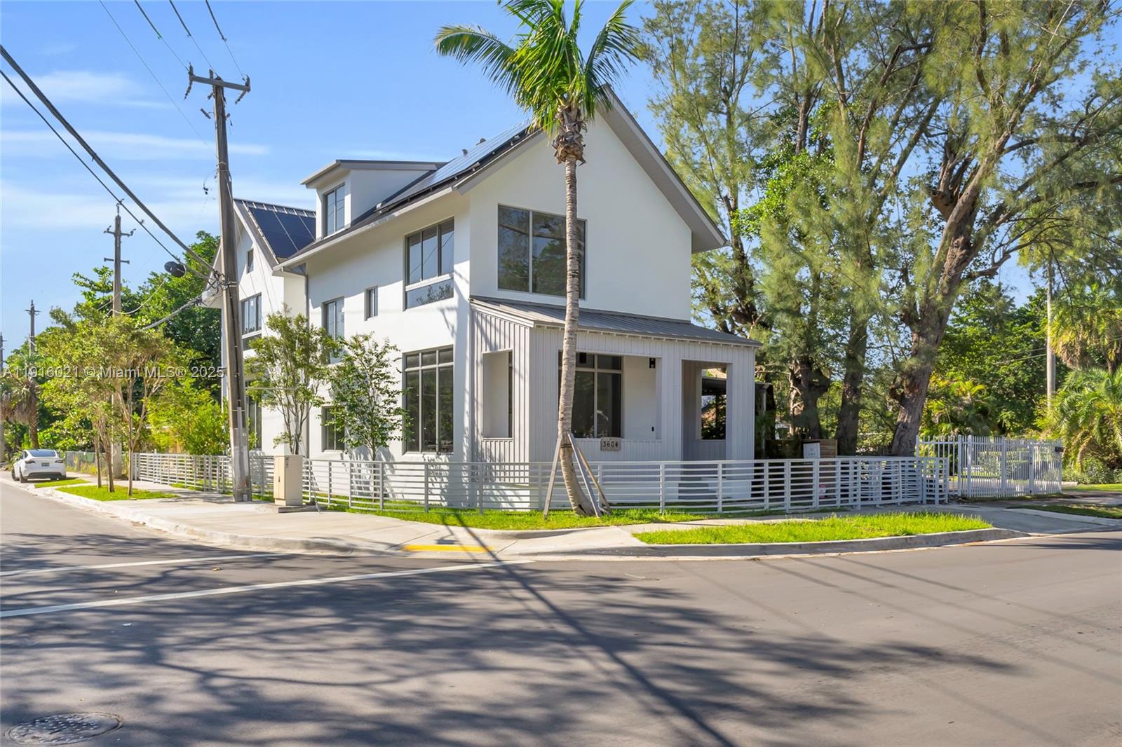 New Construction! 3204 Plaza St, a LEED Gold–certified three-story residence offering 2,200 sq. ft. of air-conditioned space, featuring 4 bedrooms and 2 1/2 bathrooms. The layout delivers the comfort and privacy of a single-family home while being part of a boutique community. These home includes solar panels, environmentally friendly systems, and high-quality finishes, ideal for those seeking sustainable, stylish living in the heart of Coconut Grove. The townhomes are separated from each other. Designed by acclaimed architect and University of Miami professor Steven Fett, this project stands out for its distinctive and contemporary design. Ideally located across from Elizabeth Virrick Park and just a short walk from CocoWalk, it offers the perfect balance of tranquility and convenience.