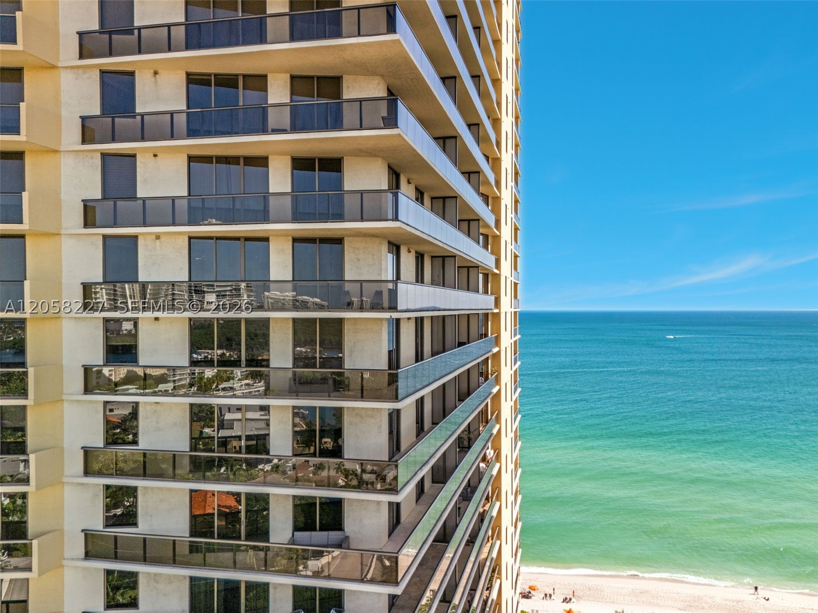 Priced to sell! The most desirable layout, corner unit in boutique-style building featuring a stunning 2BD/2,5BA apartment designed to maximize space and style. Enjoy an Italian-style kitchen with stainless steel appliances and granite countertops, porcelain floors, built-in closets, and in-unit washer/dryer. Partially furnished with beautiful sunrise and sunset views. Amenities include pool, jacuzzi, sauna, gym, beach service, valet parking, and 24/7 security. Prime location near shops, restaurants, major roads, and top-rated schools. Don’t miss this Miami gem!