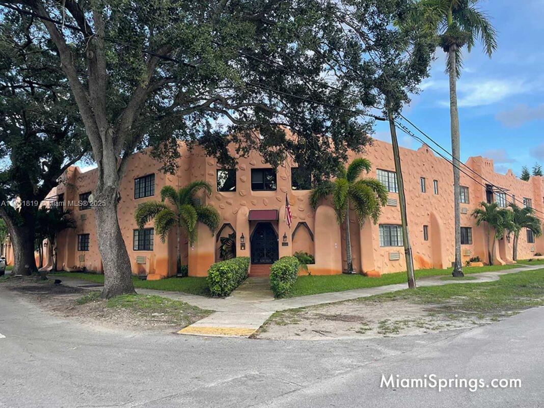 INVESTOR Opportunity in Miami Springs. ONLY 30% DOWN. OSCEOLA APARTMENTS-HOTEL or MULTIFAMILY. A historic 2-story V-shaped building featuring 23 apartments arranged around a central, courtyard. Each wing of the V extends is a 2-story building, with additional 1-story building housing 5 studios. OSCEOLA exemplifies the Mission Revival architectural style. Flat roofs & irregular parapets Towers with distinctive openings. Prominent water spouts Mission bell cote motifs Rough-textured stucco finishes. FULL MAJOR RENOVATION in 2014, the exterior maintains its historic 1926 charm. Situated near the Golf Course, Miami Inter Airport, & Freedom Park Soccer Village stadium 25,000 seats. it presents an opportunity in PRIME LOCATION. Contact me for OM-T12 and videos.