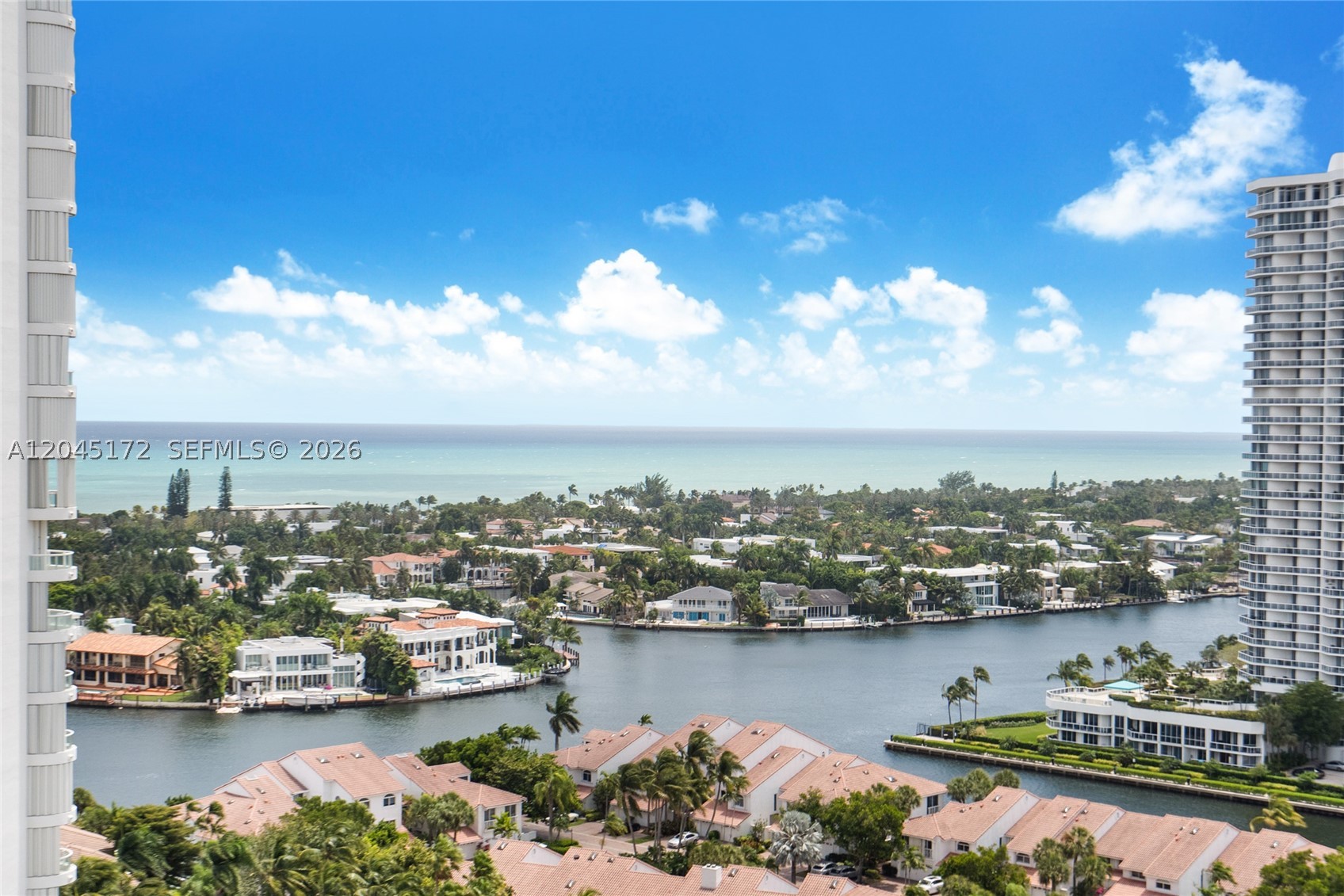 Spectacular apartment in The Point South Tower, beautiful 3 bedrooms plus 2 full bathrooms with a hobby room, or 3 bedroom or office. The most desirable floor plan in The Point South Tower. Spectacular views of the Waterways Marina, Intracoastal, Ocean and City. The Point offers an amazing Club for residents only, Tennis, Restaurant, Spa, Fitness Center, Exercise Room, 3 pools, Beauty Salon, Full program with classes, across the street of the waterways Marina, full-service building, 24 hours valet, concierge and security. Easy to show, call listing agent.