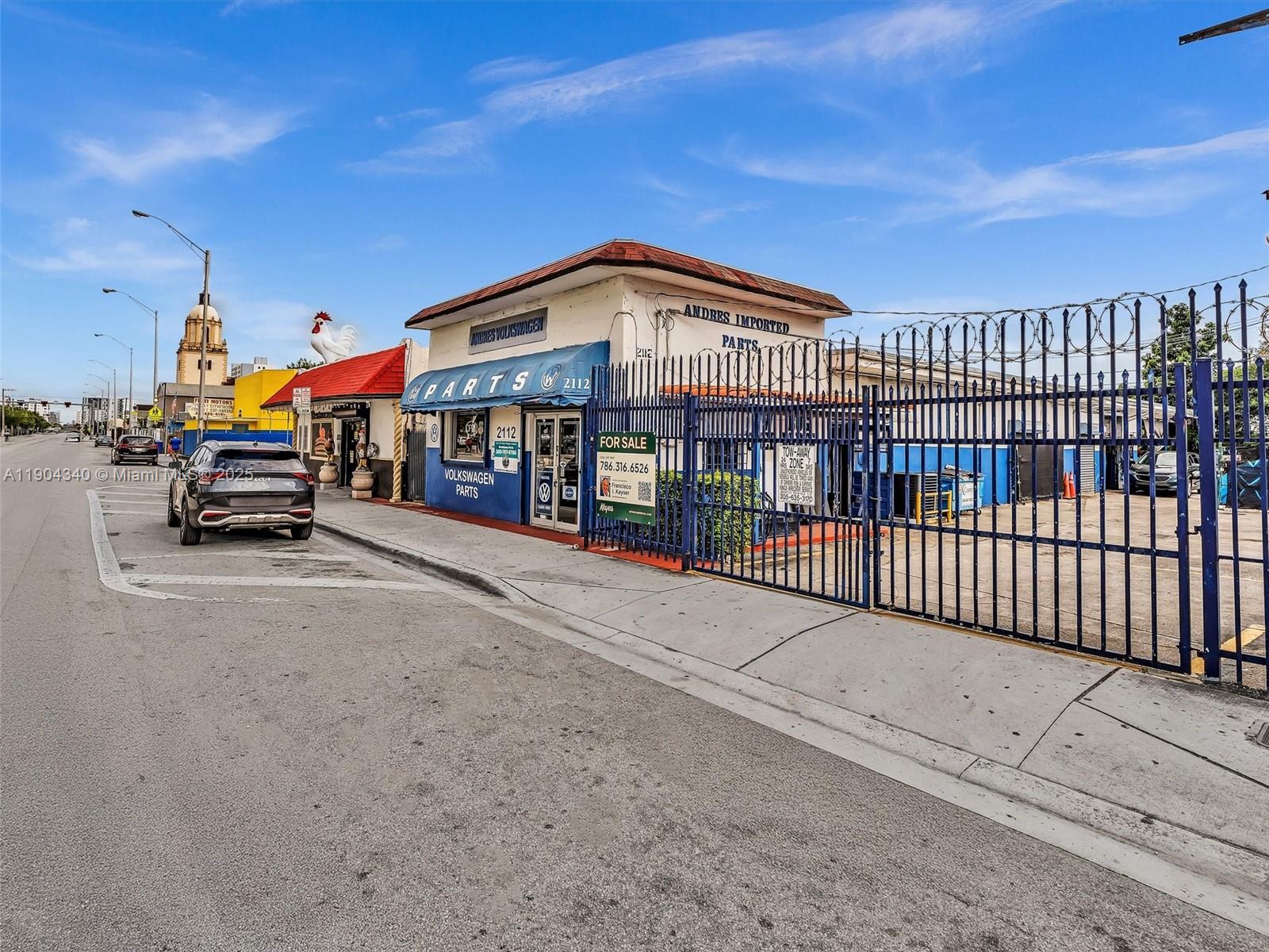 Prime commercial location along busy NW 36th Street near NW 21st Avenue in Miami. Stand-alone building previously operated as an auto parts and service shop. The property offers 2,723 SF of building area, including approximately 2,000 SF of air-conditioned workspace, suitable for automotive use or conversion to a wide range of commercial operations. The 7,057 SF lot provides space for parking, storage, or future expansion.
Zoned T6-8-O, allowing flexible mixed-use development, including residential + commercial, retail, office, or multifamily opportunities. Exceptional visibility and strong traffic counts support both owner-user and investor/developer strategies.
Motivated Seller.
24-hour showing notice. Contact Listing Agent.