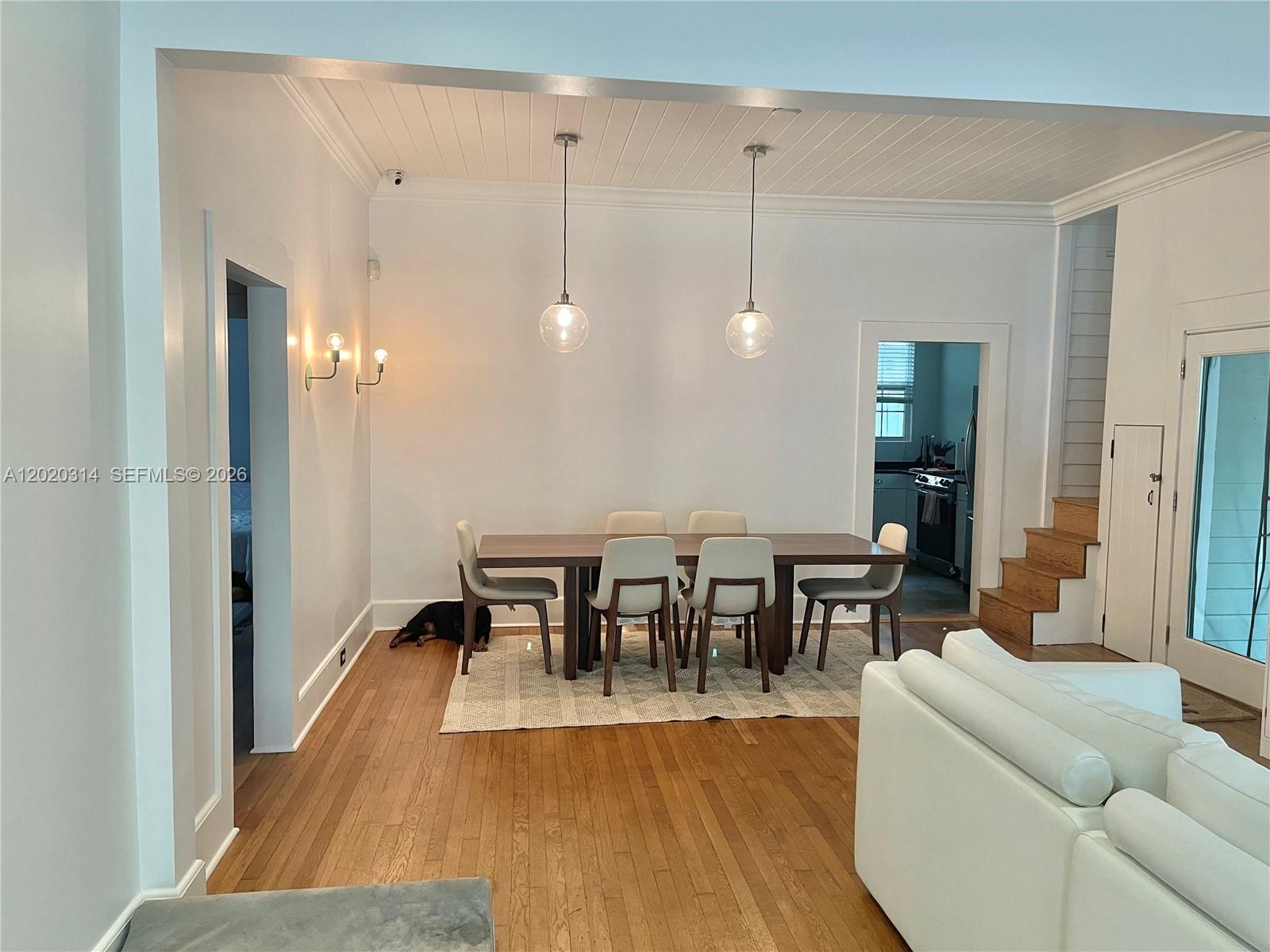 Two homes separated by a courtyard, separate electrical panels, multifamily designation, 4 bedrooms, 3 bathrooms,
upper east side, walkable on tree-lined streets, a few blocks from Design District.