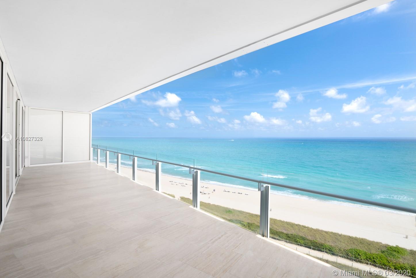 Enjoy FOUR SEASONS LIVING & EXPERIENCE THE ART OF HOSPITALITY in this 4 bedroom, 5.5 bathroom 4,638 sf FLOW THROUGH residence at The Surf Club with expansive terrace space. Located on 10th floor of The Surf Club - the highest floor below the Penthouses, this brand new, never lived in FOUR SEASONS RESIDENCE features breathtaking views of the Atlantic Ocean and Intracoastal Waterway. Features include: Italian Travertine flooring, "lift&glide" terrace doors, Richard Meier-designed kitchens by Boffi, Corian countertops w/seamless monolithic sinks, SubZero & Miele appliances, 5 burner gas cooktop, level 5 wall finishes, laundry room, dedicated service elevator, chilled water-air-conditioning system, multi zone climate control. LIMITED DEVELOPER INVENTORY AVAILABLE. Call for more information.