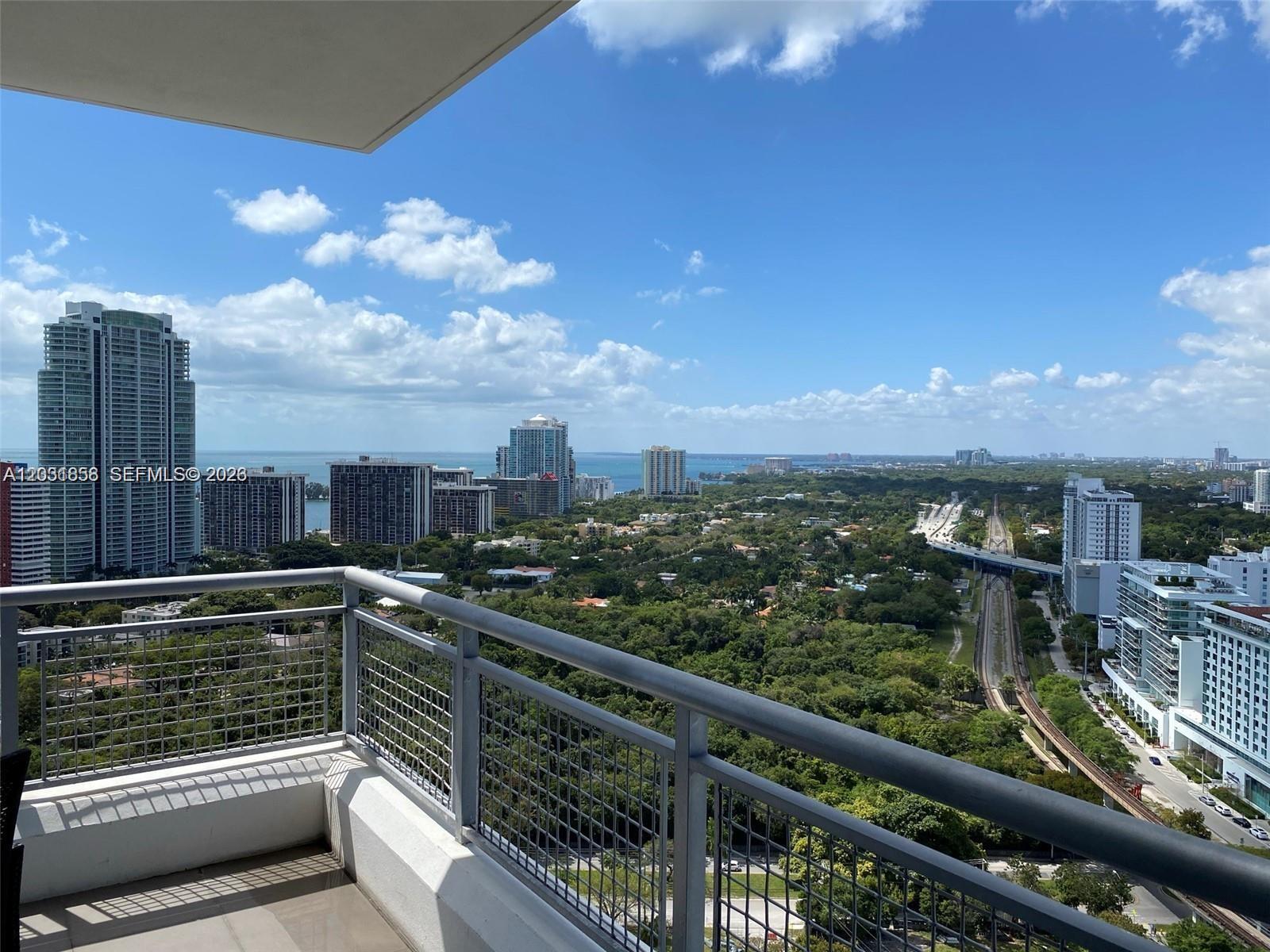 Experience breathtaking panoramic views of the Miami skyline and ocean from this stunning 1-bedroom, 1-bathroom residence at Infinity at Brickell. Featuring an expansive 180-degree wraparound balcony, this unit offers one of the most spectacular vistas in the entire building — a true showstopper.
Ideally located in the heart of Brickell, you are steps away from world-class dining, shopping, entertainment, and nightlife. The building offers resort-style amenities including a pool, 24-hour fitness center, 24/7 valet parking, business center, and party room. Pet-friendly community.
Urban luxury living at its finest. For Showings call or text Luis Flores 787.981.7097 ( available to see only saturdays )