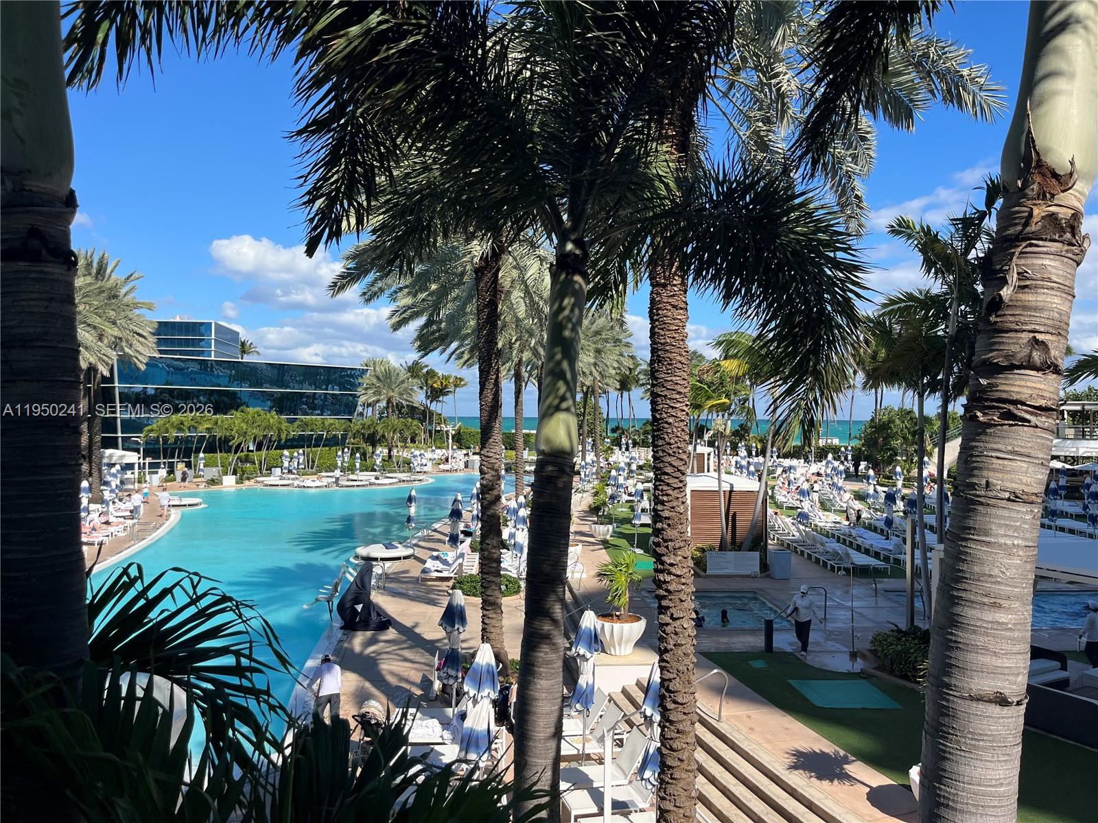 620 SF junior suite at Fontainebleau III generating income with flexible rental potential beyond the hotel program (subject to guidelines). Seller offering 6 months HOA credit, reducing upfront carrying costs. Fully furnished turnkey unit with king bed + sleeper sofa, ready for immediate income or personal use—enjoy the property while it works for you.

Prime oceanfront  world-class resort. Maintenance includes ALL utilities, valet, cable, internet, and daily owner breakfast—predictable expenses, simplified ownership.

Ideal for investors seeking a lifestyle asset with income potential, flexibility, and long-term value. Video on the Virtual tour link.