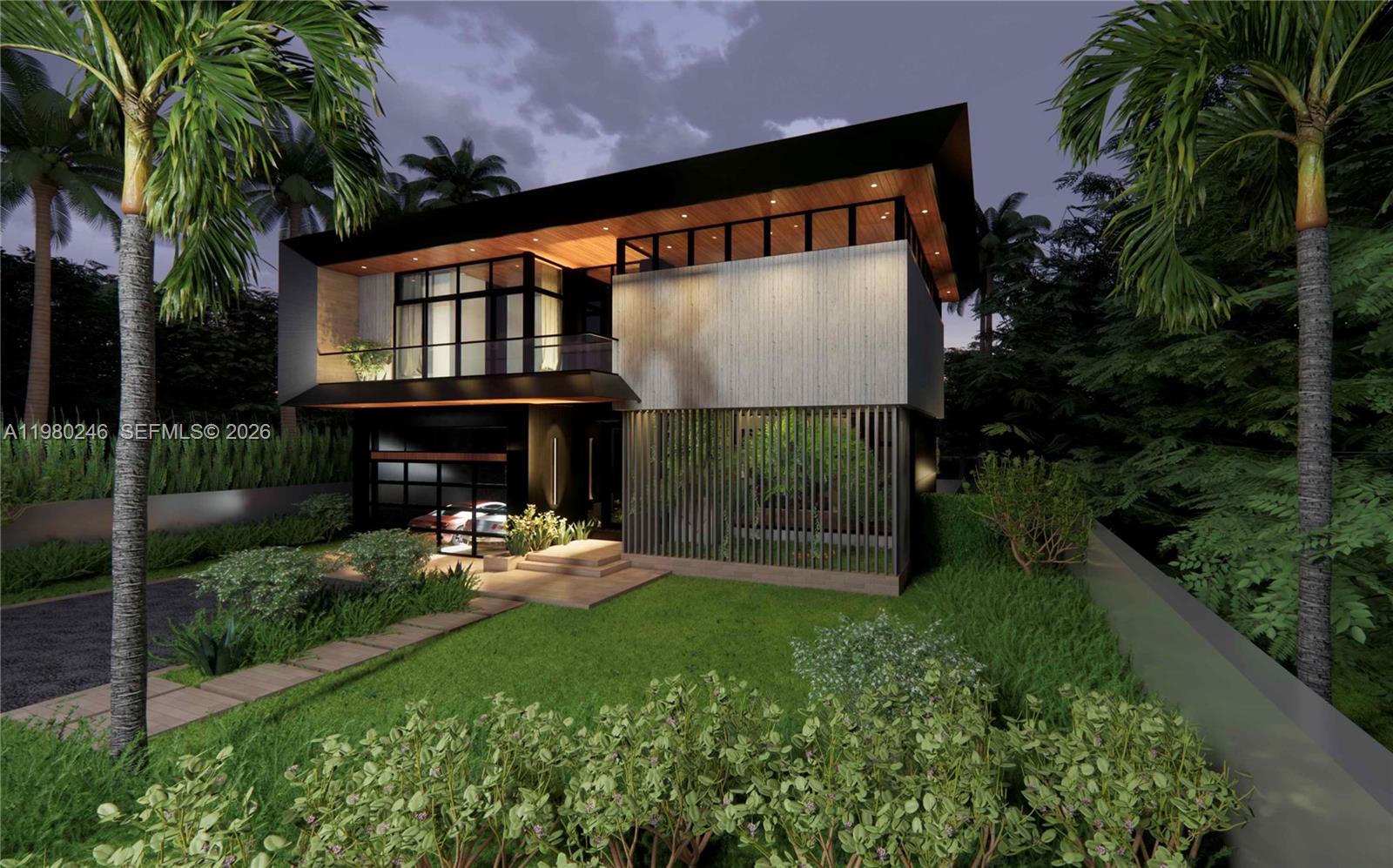 NEW ULTRA MODERN CONSTRUCTION IN BISCAYNE PARK TO BE COMPLETED IN OCTOBER 2026! This property will feature 6 bedrooms + 6 baths, a pool patio w/detached cabana, outdoor kitchen, enclosed garden, covered porch & several open-air balconies with 4,530 sq ft under air & 8,465 sq ft of total construction. Private driveway + 2-car garage with space for lifts in a gated 10,875 square foot landscaped lot. Swedish oak hardwood floors & Spanish porcelain tile throughout. Gourmet kitchen with Namibia White Quartz countertops, Eurodesign Italian cabinetry with German Blum self-closing hardware. Top-of-the-line kitchen appliances of the client’s choosing may still be selected!! All bathrooms will feature Grohe fixtures & Toto smart toilets. Kitchen + living areas wrap around the pool patio + cabana with telescopic glass doors for a tropical South Florida living experience. Home will be wired for Sonos with installed speakers & camera system throughout + automated shades and built-out closets. Construction features include double roof insulation, tankless water heaters & ES hurricane impact-resistant windows. ACT FAST TO STILL SELECT FINISHING TOUCHES & ENJOY THIS GORGEOUS PROPERTY BY YEAR’S END!