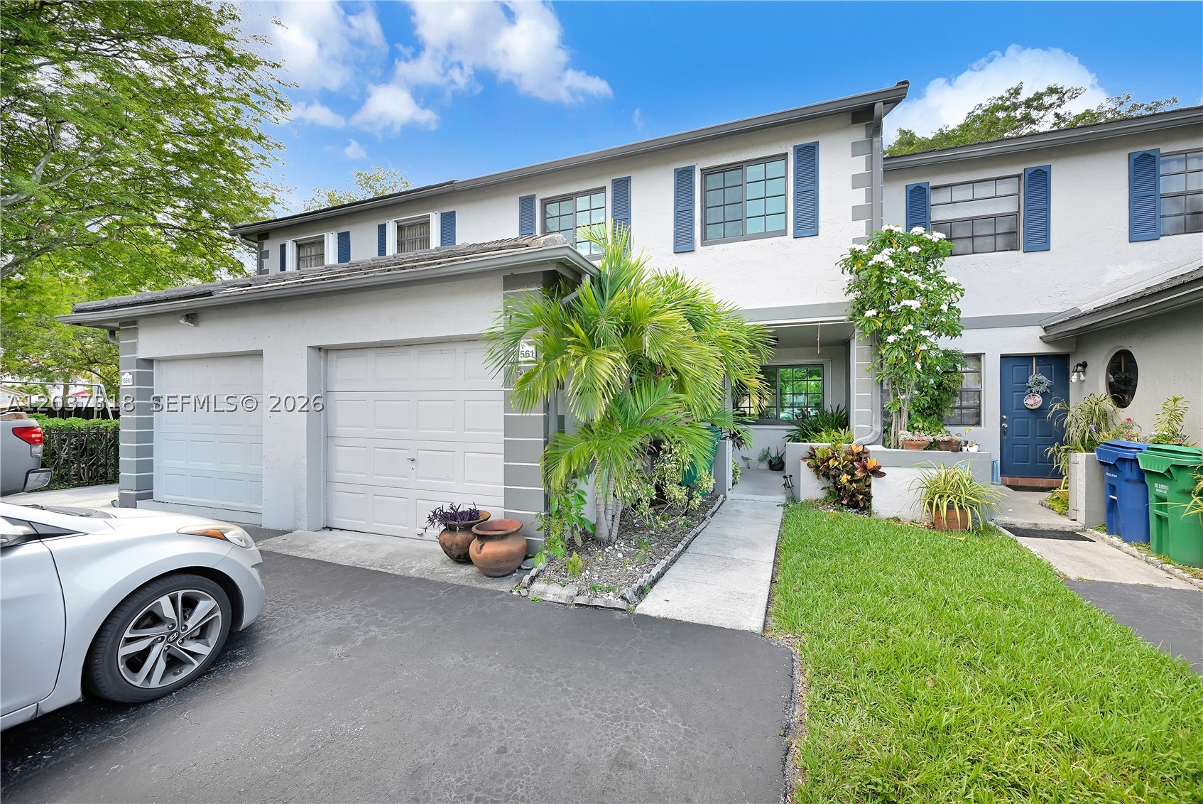 Spacious 3 BR / 2.5 BA two-story townhome nestled in the heart of West Kendall. La Maison at The Hammocks, This home welcomes you with sun-drenched, open-concept living and dining areas, a guest half-bath downstairs, and direct access to a private, fenced rear patio with a jacuzzi. The upper level features a functional split-bedroom plan offering maximum privacy for the primary suite. Enjoy unparalleled neighborhood amenities across multiple clubhouses, massive community pools, gym facilities, and miles of private park trails right outside your door. Combined dual-HOA fees come out to an unbeatable value of approximately $200/month. Perfect for families, first-time buyers, or investors looking for a high-demand rental property in a stable, established neighborhood. Easy to show—bring your buyers!  Low HOA fees & no special assessments!