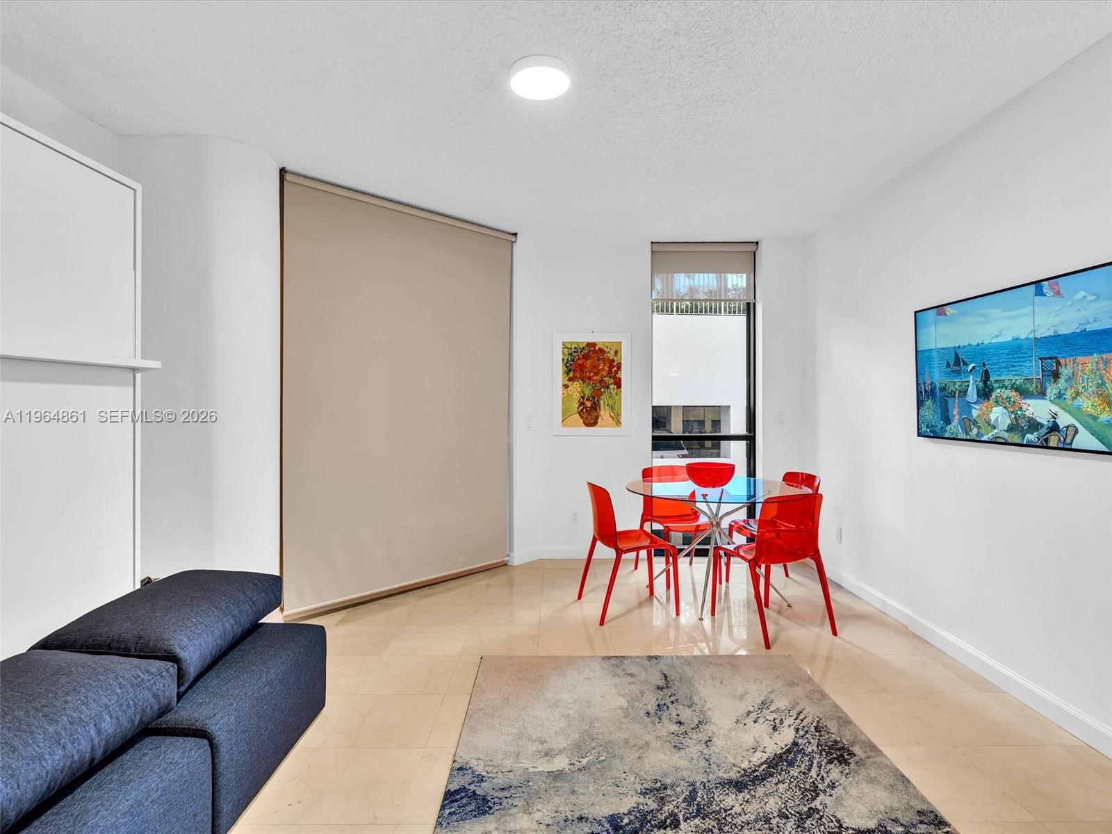 Discover a very unique opportunity to own a 500 square ft  Furnished studio at Atlantic Two, within The Point. This very unique unit is one of only four like it in the building. Thoughtfully designed, it offers a perfect blend of comfort and style, complete with a kitchen, a washer and dryer, a storage space, and one assigned parking spot. Nestled in one of Aventura’s most prestigious communities, you’ll enjoy world-class amenities, including multiple pools, a spa, fitness center, clubhouse, and a private café. Great for guests, office or investment since can be rented once a year minimum 6 months
*CAN ONLY BE PURCHASED BY any Point OWNER