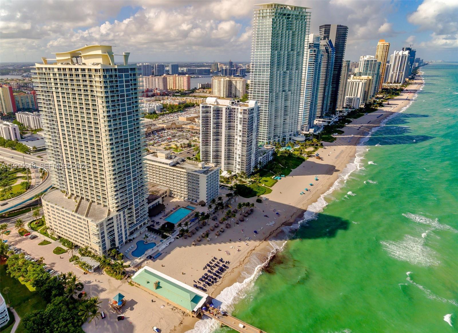 Sunny Isles! Oceanfront Bldg, breathtaking ocean view from this 1 bed/1.5 bath apartment. This unit has a huge terrace with a beautiful view . Washer/Dryer. Full service Bldg. Enjoy resort-style amenities, including a swimming pool, fitness center, kids’ playroom, hot tub, billiards, media room, concierge, and valet, restaurants and shops, close to Aventura Mall, Gulfstream Park, and casinos. Zoned for top-rated Norman S. Edelcup K-8 School. Don’t miss this incredible opportunity!  GREAT FOR INVESTMENT, POSSIBLE TO RENT 12 TIMES PER YEAR. Unit comes with one self parking spot( in addition one valet spot) aslo one storage 2x6.
