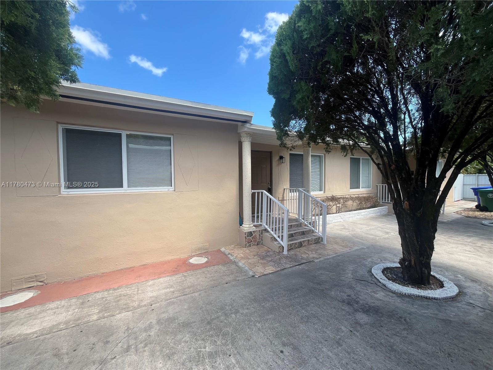 Great Location, close to Majic City Casino, MIA & Coral Gables. Large 2/1 Duplex Completely remodeled. New Kitchen cabinets with stainless steel appliances. New bathroom, Impact windows & freshly painted. Side covered patio with laundry & 2 parking spaces, easy to show.