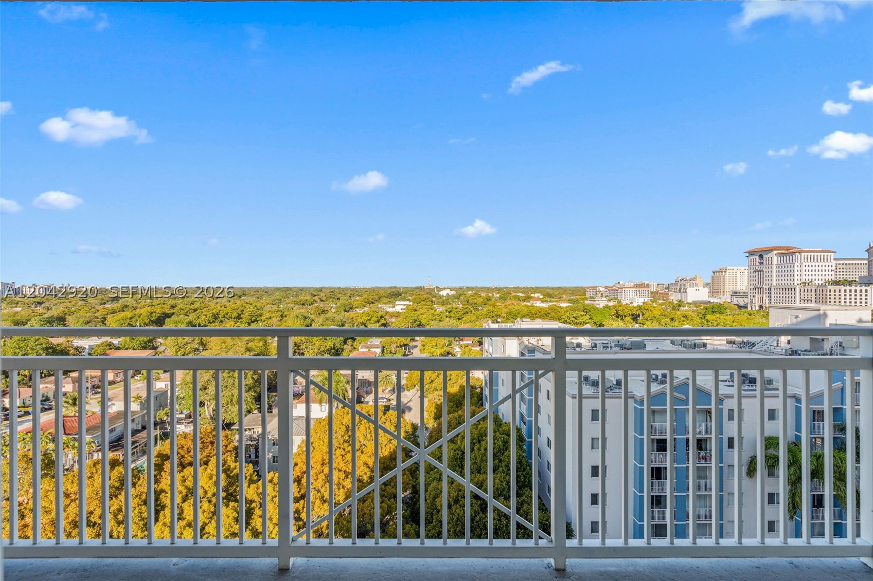 Location, Location, Location! Beautiful and comfortable 2/2 with panoramic views of Coral Gables! This quiet and spacious unit offers a split floor plan, wood floors throughout, W&D in unit, assigned covered parking space. Da Vinci Condominium is centrally located between Downtown Miracle Mile and Shops at Merrick Park - and offers easy access to Metrorail, University of Miami, Coconut Grove and is only steps from Douglas Park. Residents enjoy an elegant lobby, tropical pool area, comprehensive fitness center with sauna, 24/7 security, and on-site management. NO PETS
