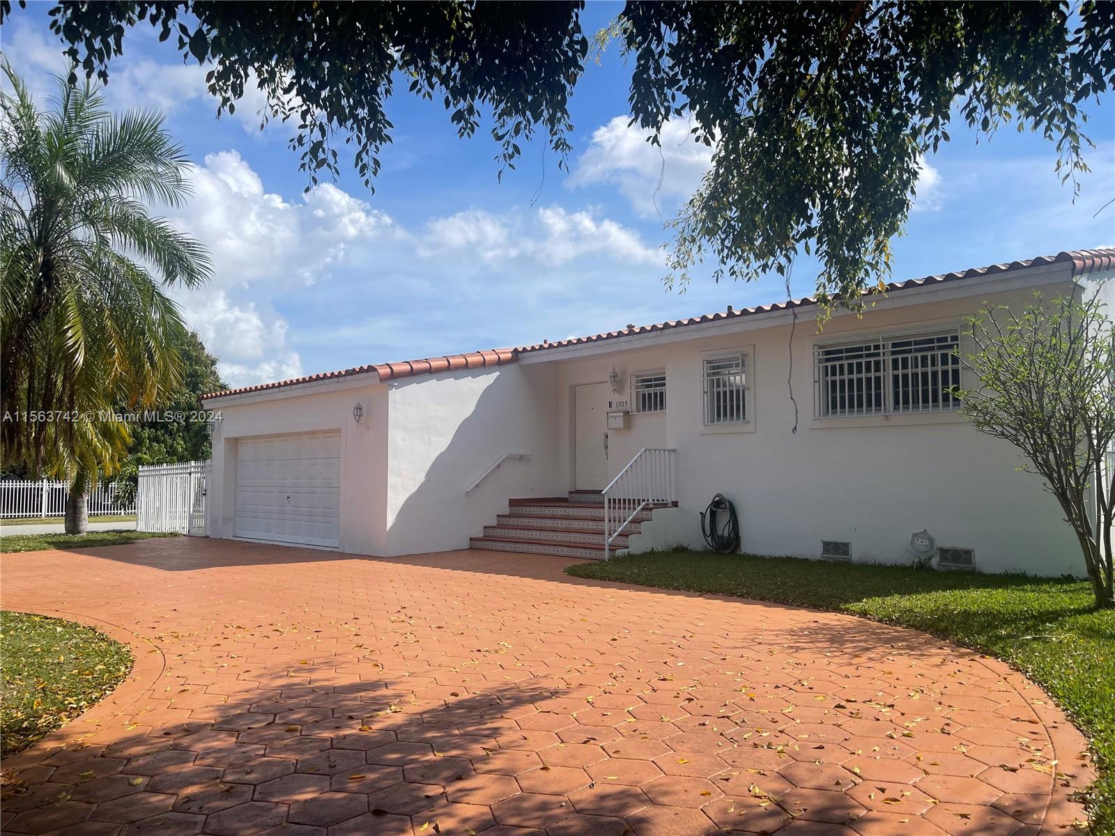 Extremely well-maintained corner 3 beds 2 bath (one bath has bidet)  single family home in heart of popular Westchester 33165 zip. Terrific + ample driveway, home tiled throughout, rent includes yard maintenance. Perfect  home close to everything - FIU, Palmetto, top school district. Shed in back with new washer, dryer and storage space. Owner requires full background check at Tenant's expense including eviction, employment, criminal NO PETS AT ALL OF ANY KIND. House can be rented fully furnished as it appears on photos or unfurnished. Inviting backyard with aluminum fence all around, home is truly well kept! 2 CAR GARAGE NOT AVAILABLE TO TENANTS. Please use SHOW ASSIST to schedule appointments. 24 NOTICE A MUST, THANKS