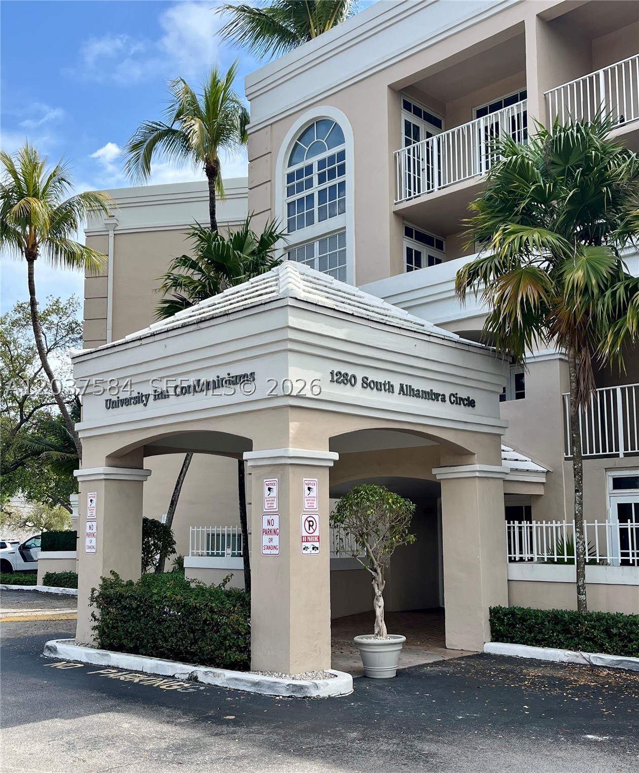 University Inn Condo – Spacious 1-Bedroom / 1-Bathroom apartment ideally located directly across from the University of Miami. This well-maintained unit features ceramic tile flooring throughout, vaulted ceilings, fresh interior paint, a full kitchen, and an open living/dining area. Enjoy the convenience of central A/C and a washer and dryer inside the unit.  French doors from both the living area and bedroom open to a covered terrace, providing plenty of natural light and outdoor space. Located on the fourth floor of a secure building with on-site management, the unit includes one assigned parking space plus guest parking.  Just steps from Whole Foods, Publix, the Metrorail station, restaurants, parks, and other neighborhood amenities. A rare rental opportunity in a highly desirable location. Available for immediate occupancy!