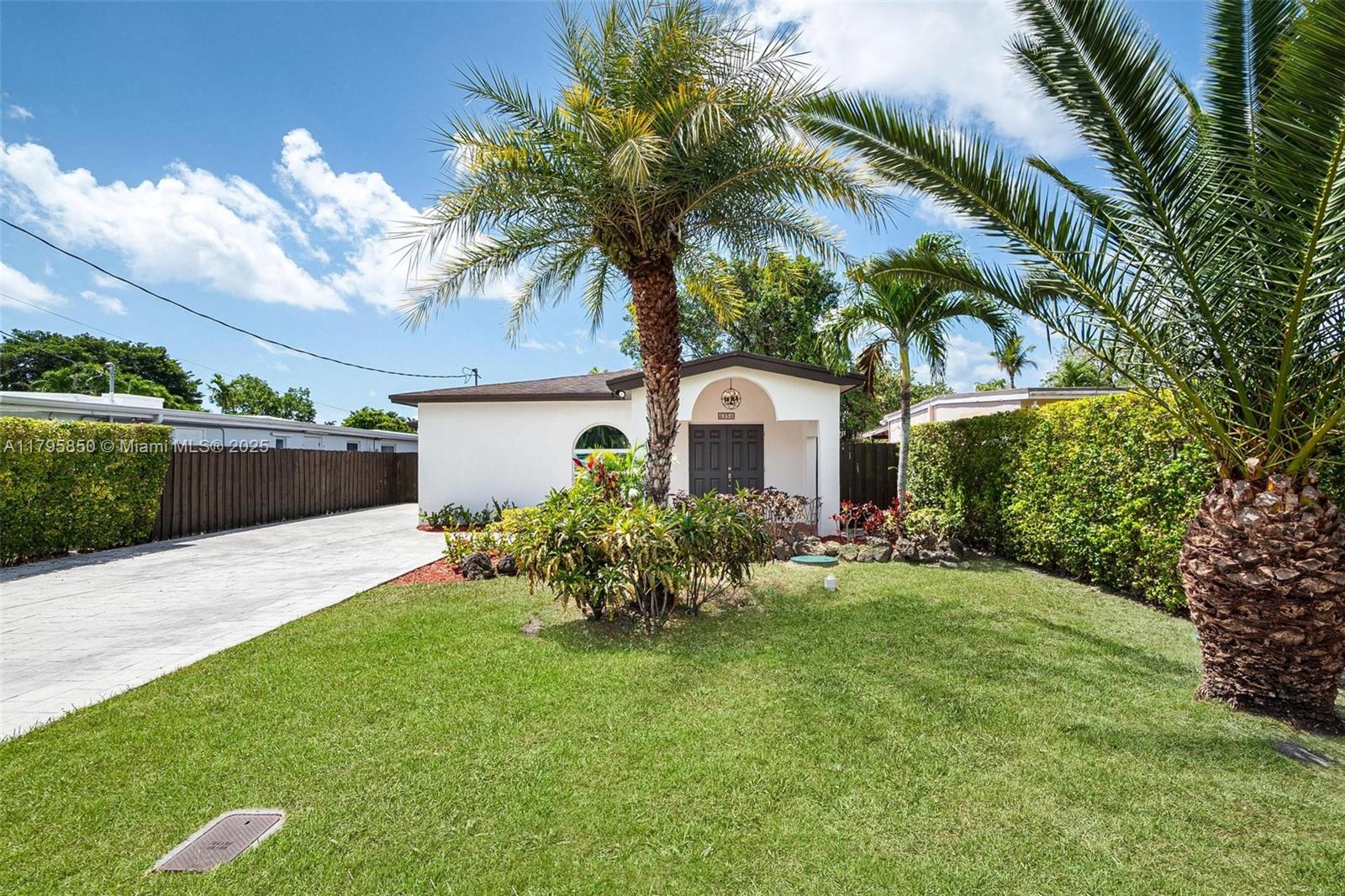 Large renovated single family home with impact windows and doors. Featuring 2500+ sq ft, located in the west of coral gables-desirable Schenley park area. This home has 3 bedrooms/2.5 bathrooms with a den that can be used as another bedroom or office. Master bedroom has a huge bathroom with jacuzzi tub, double sinks, gorgeous remodeled kitchen with granite counter tops and wood cabinets & kitchen island/bar. Bathrooms have been tastefully updated. Hard wood floor and porcelain tile. spacious wide open floor plan. Large driveway has plenty of room for parking. Patio with roof shade, fully fenced, CBS shed with a/c for storage, very low maintenance backyard, beautiful landscape in front. one of the best locations in miami close to major highways.