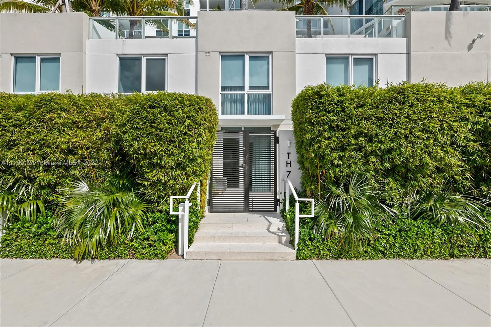 Welcome Home to Tiffany House located steps away from world famous Ft. Lauderdale Beach & Las Olas Boulevard. Townhome 7  is a turn key fully furnished corner unit, featuring 2 beds 2.5 baths with private courtyard & summer kitchen. Natural light abounds in this 2 story beach bungalow with floor to ceiling windows, warm modern finishes and furnishings by Interiors by Steven G. Resort style amenities are at your fingertips including club room, movie theater, gym, sun deck & 2 fabulous pools. Attached to Tiffany House is The Goodland Hotel featuring a third pool, Botanic Restaurant & Good Bar.  Long term & short term rentals are available. 24 hour valet parking. Furry friends welcome.  Contact us today for your private tour.