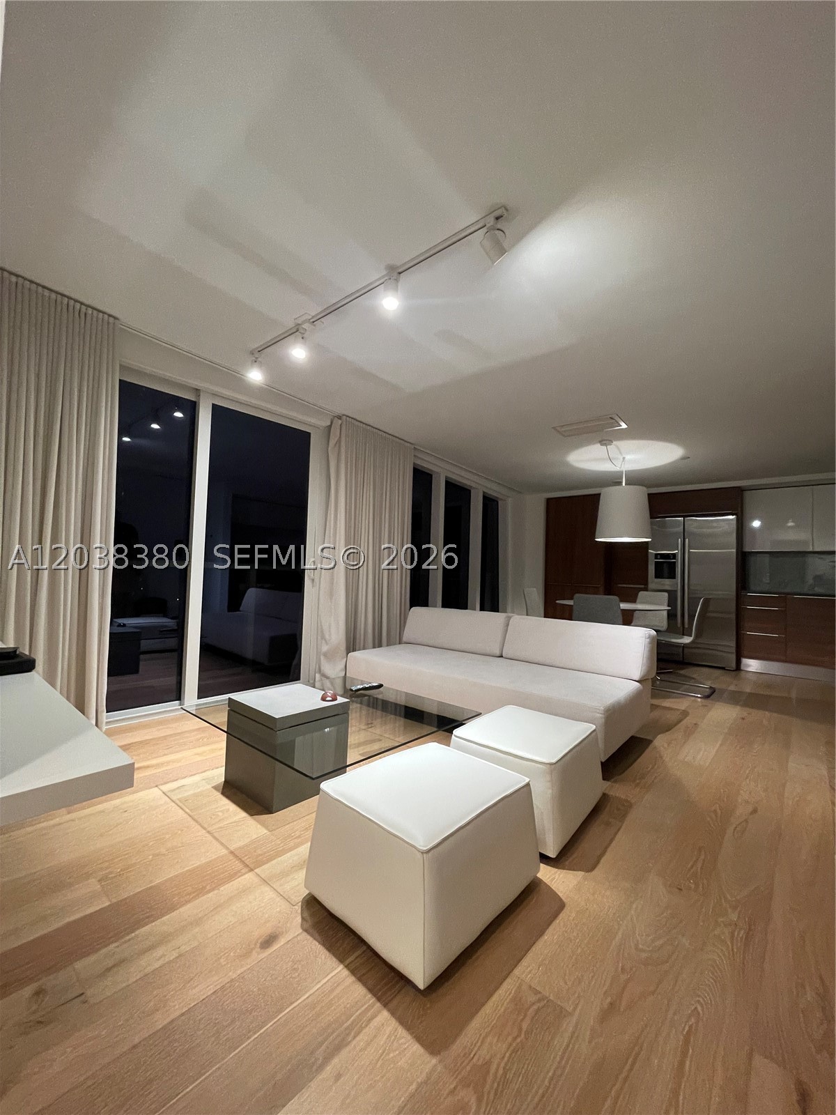 The Crimson Residences are located on Bisycane Bay at NE 27th Av. The building is LEED-Silver Certified Energy efficient. The unit has beautiful bay and skyline views, spacious terraces with glass railings, Italian cabinetry, quartz countertops, custom backsplash, Bosch s/s appliances and s/s undermounted sink with single lever kitchen faucet with pull out spray. European-style bath fixtues, sink an accessories, front loading stacked washer/dryer, energy efficient a/c system with touch control thermostat, wall sound insulation and energy-efficient and impact-resistant windows and sliding glass doors. The building is located in the trendy Edgewater neighborhood with easy access to Midtown, downtown and beaches. Fully furnished. $160 to be paid for internet and cable required by association.