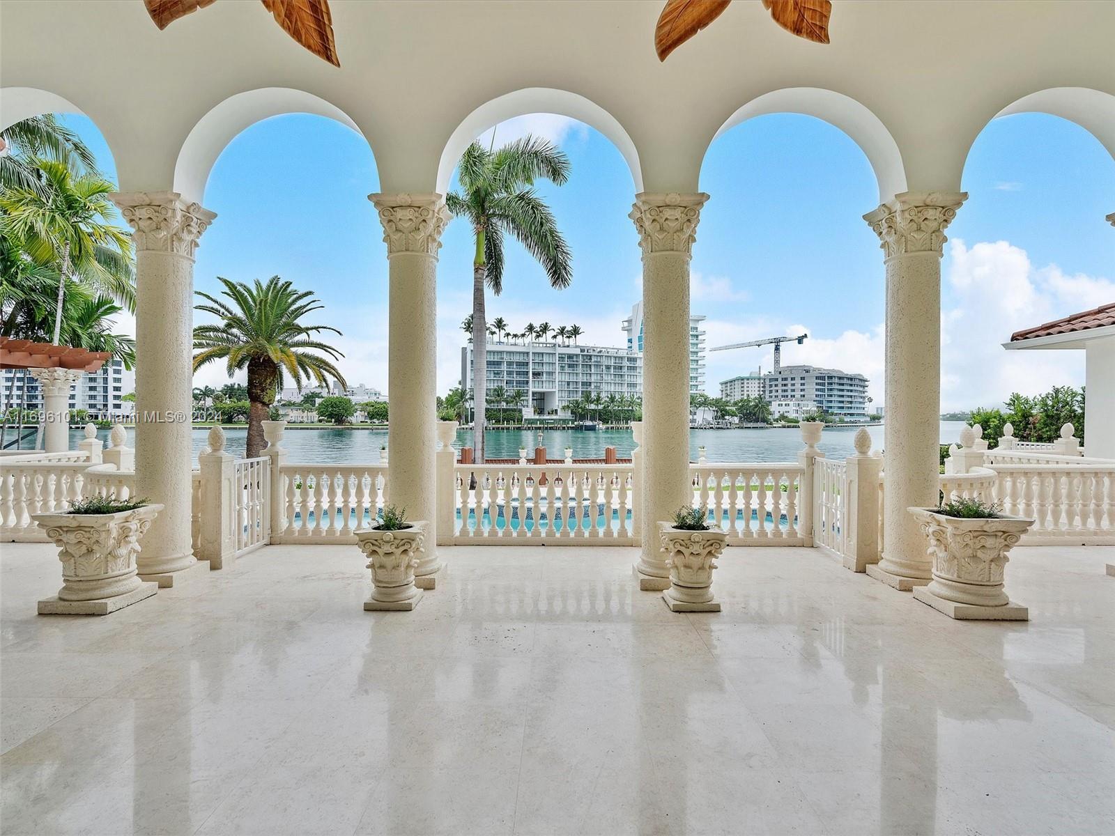 PRESTIGIOUS GATED COMMUNITY OF BAL HARBOUR VILLAGE!!! 100 FEET OF EXCLUSIVE WATERFRONT IN A 20,900 SQ FT LOT, OPEN VIEWS, ACCESS TO THE OCEAN, HOUSE IS OVER 7,000 SQ FT, HIGH 20 FEET CEILINGS, 3 CAR GARAGE, 5 BEDROOMS PLUS STATE OF THE ART LIBRARY, DINING ROOM, BREAKFAST ROOM, 6 PLUS HALF
BATH, VACANT AND EASY TO SHOW.