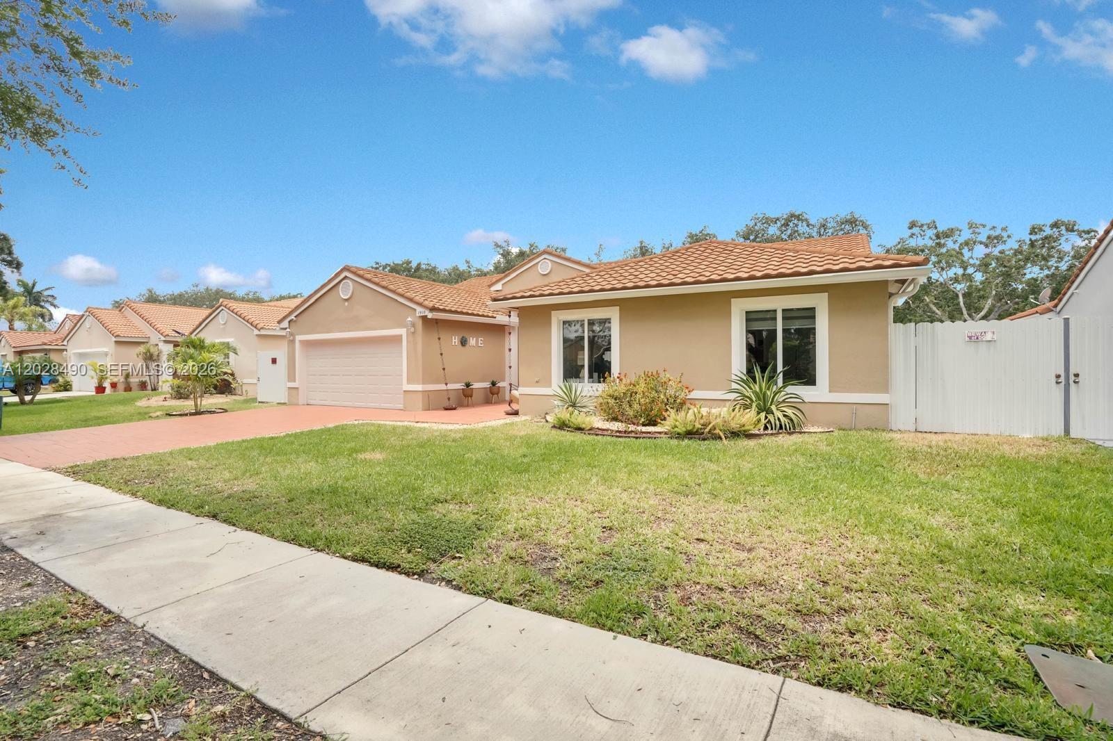 Beautifully maitained move-in ready home in this quiet Flamingo Estates neighborhood. Home sits on a huge backyard with private fence and features a great floor plan that is open and inviting with a master bedroon on one side of the house for privacy. Kitchen has granite counters and stainless steel appliances. Home has European rolling hurricante shutters on doors and windows plus a surveillance camara system installed. Upgrades includes roof replacement to a metal roof with 30yrs lifespan in 2008, entire house water repiping in 2021 and new electric panel on 2021. 
Enjot the outdoors year-round in this large backyard that is perfect for entertaining and summer cookouts. 
Conveniently located near major thoroughfares, shopping and dinning and is sorrounded by A+ schools and parks. Schedule your visit now!