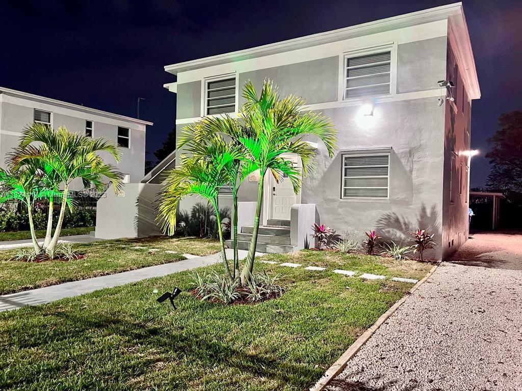 Beautifully remodeled 3/1 unit in triplex.  New Kitchen, new appliances, new walls, ceilings, floors and bathrooms.  Gated yard with a huge yard.  Property comes unfurnished, but the furniture may be purchased separately. Very centrally located near the Miami River, Dolphin Expressway, steps away from the Medical District, Wynwood, Little Havana, Downtown Miami and so much more.