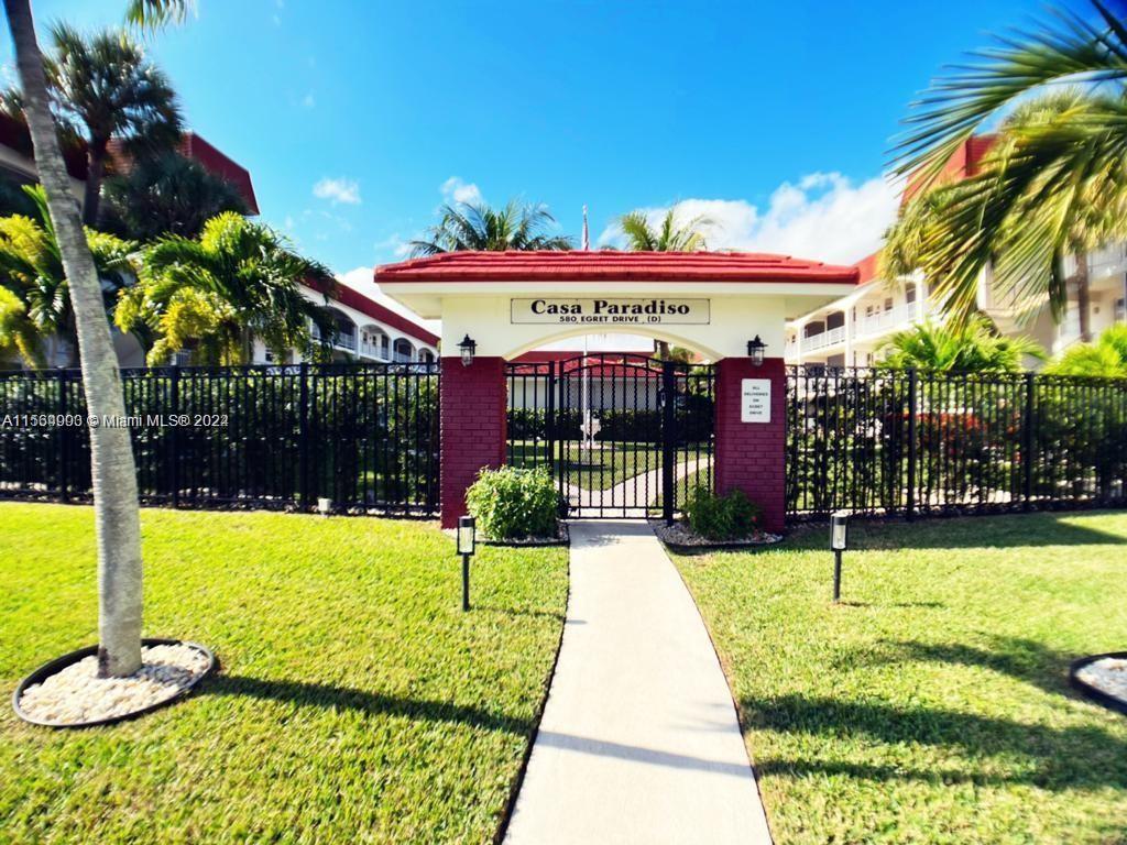Investor-only - rented Casa Paradiso CO-OP is located at the entrance of Golden Isles in the exclusive Hallandale Beach area. It is situated next to a beautiful park and tennis courts in a quiet and pleasant neighborhood. The location is quite convenient, as it is within walking distance of the beach and shopping. The residents of Casa Paradiso CO-OP can access a private park with a dock, BBQ, swimming pool, laundry room, clubhouse, and extra storage facilities. The apartment is a two-bedroom, two-bath unit spread across 1000 sq. ft. It has a comfortable layout, white tile floors, freshly painted walls, and a screened patio. You'll love being part of this friendly community.