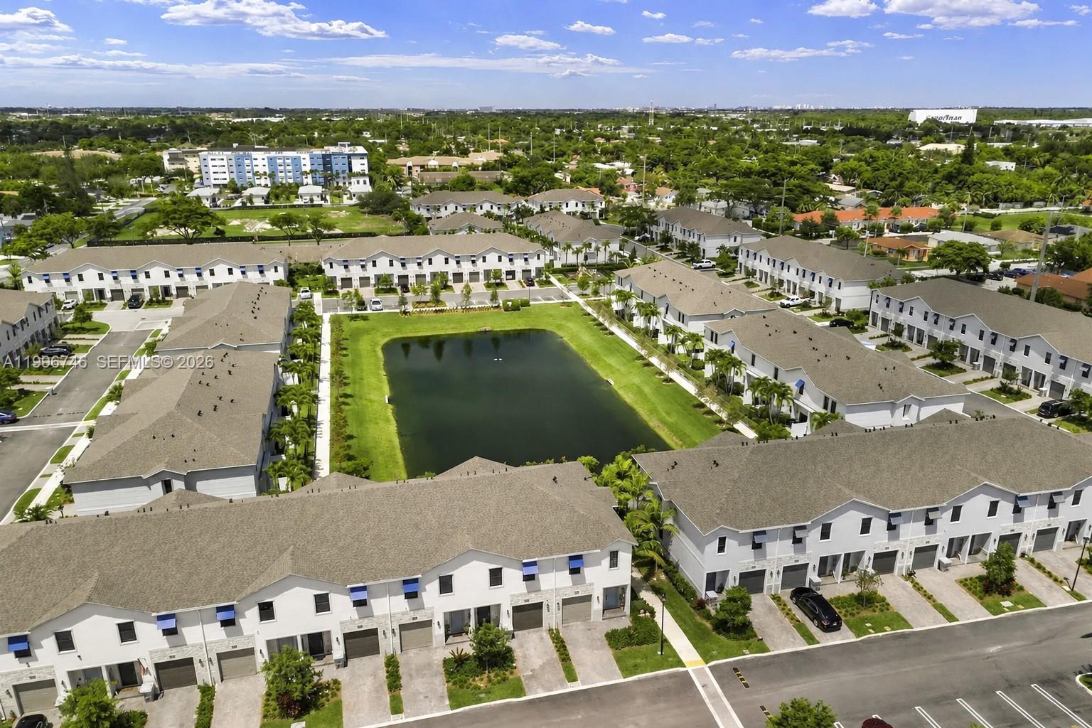 Modern 3-bedroom, 2.5-bath townhome built in 2024, located in desirable Pompano Beach. This beautifully crafted residence features an open-concept floor plan designed for both comfort and functionality. Soaring ceilings and abundant natural light enhance the spacious living areas, while the gourmet kitchen impresses with ample cabinetry, generous storage, and high-quality Whirlpool appliances. The primary suite offers a private retreat with a walk-in closet and a stylish, contemporary bathroom. All additional bedrooms are well-proportioned, providing flexibility for guests, family, or a home office. Enjoy the convenience of a one-car garage plus additional driveway parking (+2 cars). Situated in the sought-after Highland Oaks, a new construction community in up-and-coming Pompano, this move-in-ready home showcases modern finishes throughout and offers easy access to major highways, beaches, night life, shopping, dining, and everyday conveniences.