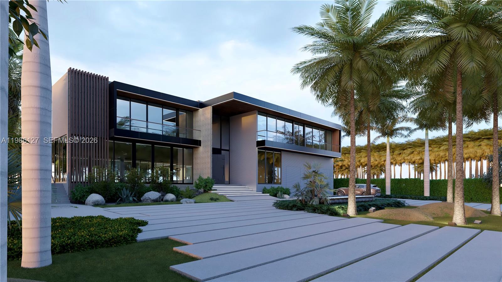 268 S. Parkway is one of the largest waterfront offerings in Golden Beach: Build your dream home on a rare double lot that spans 20,951 SF with 90 feet of water frontage. South-facing and exceptionally positioned, set between a lush park and the wide bend of the canal with a private built-in boat slip, you are just a few minutes from the Intracoastal with direct ocean access. Enjoy stunning SW sunset views rarely found in Golden Beach. Walking distance to the private beach pavilion, parks, and future fitness center.