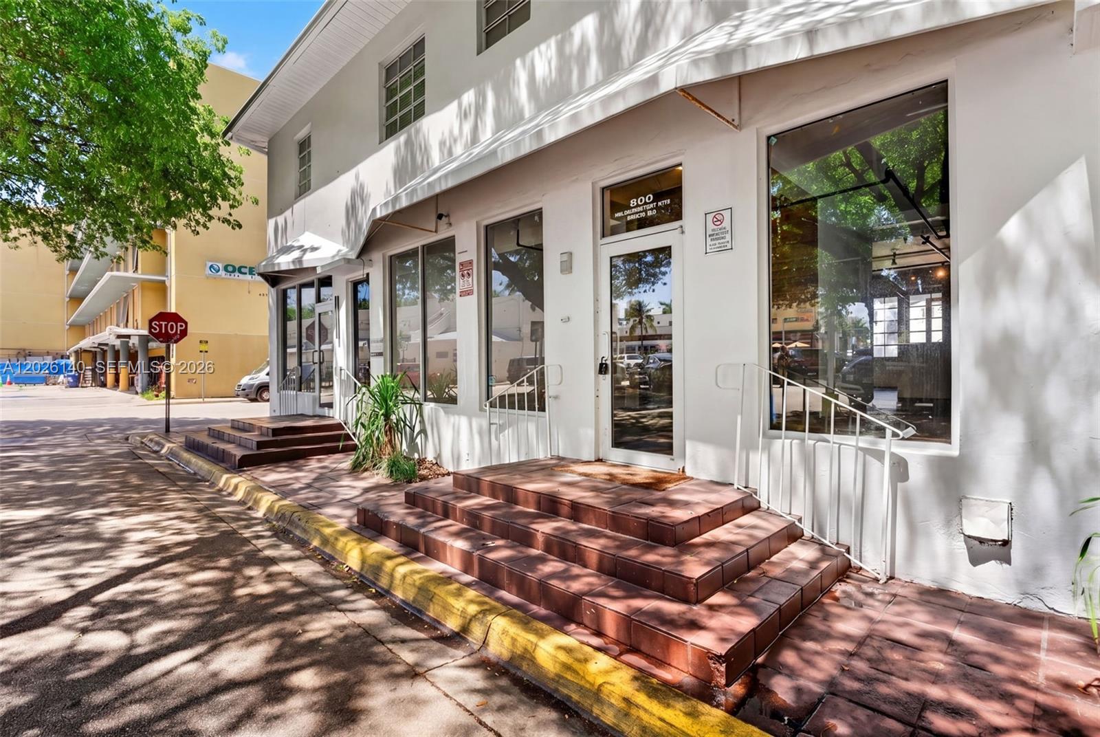 $3,563 Base rent ($45/sf) + $1,625 NNN = all in cost $5,188 (subject to change based on changes in NNN schedule). Turnkey Office or retail store in South Beach at Pennsylvania Ave & 9th Street with visibility from Washington Ave. High foot traffic and 2 entry points for this unit. Window signage opportunity and great visibility from Washington & Pennsylvania Ave. Move-in ready 1000 sqft commercial unit is on the ground floor of the building. The unit has been used as a bicycle/scooter shop in the past and is currently buildout for an office or boutique shop. Ideal for a variety of office/retail uses. Located in a 10-Unit two-story free-standing building with 6 upstairs residential apts and 4 commercial units connected to city parking lot (facing Washington). Zoned RO. Check City of Miami Beach for specific business allowance.