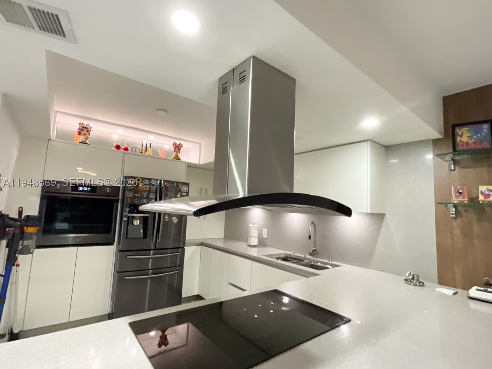 One bedroom and one bathroom, FULLY AND BEAUTIFULLY RENOVATED. No expense was spared every detail was thoughtfully designed so you don’t have to do a thing. Custom designed lighting throughout the entire apartment enhances the modern feel. Cook to your heart’s desire with a separate oven and cooktop, an elegant statement exhaust fan, Corian countertops for added sophistication, and cabinetry with abundant drawers to maximize storage and space. Conveniently located close to everything you could possibly need. Just minutes from Aventura Mall, major highways, and flights from either Miami or Fort Lauderdale airports. The new Brightline station is only minutes away. This highly desirable location offers some of the best prices in the entire area. All required Miami-Dade upgrades are currently in process. Now is the time to invest again.