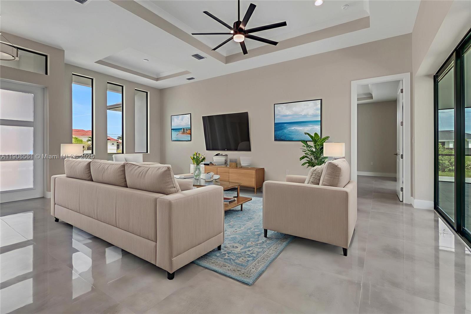 Stunning New Construction Pool Home – Modern Design & Premium Features
This exceptional 3-bedroom, 2-bath, 3-car garage pool home blends modern style with superior craftsmanship. Enjoy an open-concept great room and gourmet kitchen with granite island, 42" wood cabinets, designer backsplash, and upgraded finishes. Pocketing 90-degree sliders open to a covered lanai and sparkling pool—ideal for entertaining or relaxing in privacy. Features include tray ceilings, tile flooring, oversized laundry with sink, and a luxurious master suite with soaking tub, dual vanities, walk-in shower, and pool access. Built with PGT impact windows, tie-beam construction, lush landscaping, paver driveway, and city utilities (assessments paid). Prime location near shopping and dining. Possible owner financing.