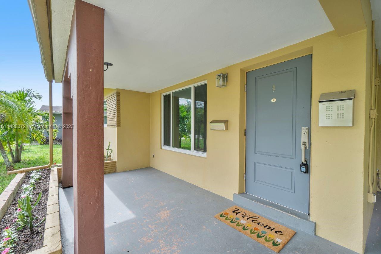 Adorable and tastefully updated ranch-style home in a serene yet centrally located neighborhood in the city of Fort Lauderdale. The property features two bedrooms, one bathroom with a jacuzzi tub,  IMPACT WINDOWS and DOORS throughout, a 2022 A/C unit, and a 2016 shingle roof.  A gourmet kitchen with granite countertops,  stainless steel appliances, double oven, GAS range, pantry with access to the one-car carport, LG washer and dryer, living room, formal dining, and family room.  Tile floors in the common area and laminate floors in the bedrooms.  Enjoy complete privacy in your fenced-in yard and a large SHED with plenty of storage space.   

Conveniently located with easy access to State RD 441, I-95, and Ft. Lauderdale International Airport.