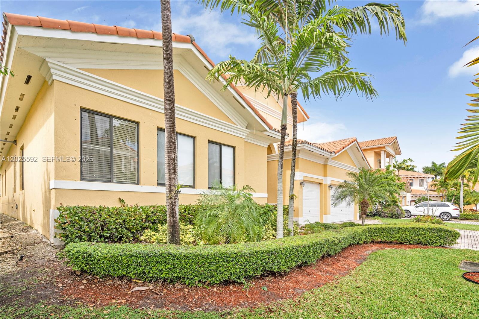 ONE-STORY HOME WITH A 3-CAR GARAGE IN THE EXCLUSIVE CUTLER CAY COMMUNITY. TUCKED AWAY ON A LOW-TRAFFIC STREET, THIS BEAUTIFULLY MAINTAINED RESIDENCE OFFERS A SPACIOUS FLOOR PLAN, NO REAR NEIGHBORS, VOLUME CEILINGS, AND WOOD FLOORS IN ALL FIVE BEDROOMS. EACH BEDROOM FEATURES CUSTOM BUILT-IN WALK-IN CLOSETS. ENJOY THE SECURITY OF A GATED COMMUNITY WITH 24/7 PATROL. RESORT-STYLE AMENITIES INCLUDE A CLUBHOUSE, TENNIS & BASKETBALL COURTS, GYM, HEATED POOL, AND SPA. MAINTENANCE INCLUDES INTERNET, CABLE, AND ADT ALARM.